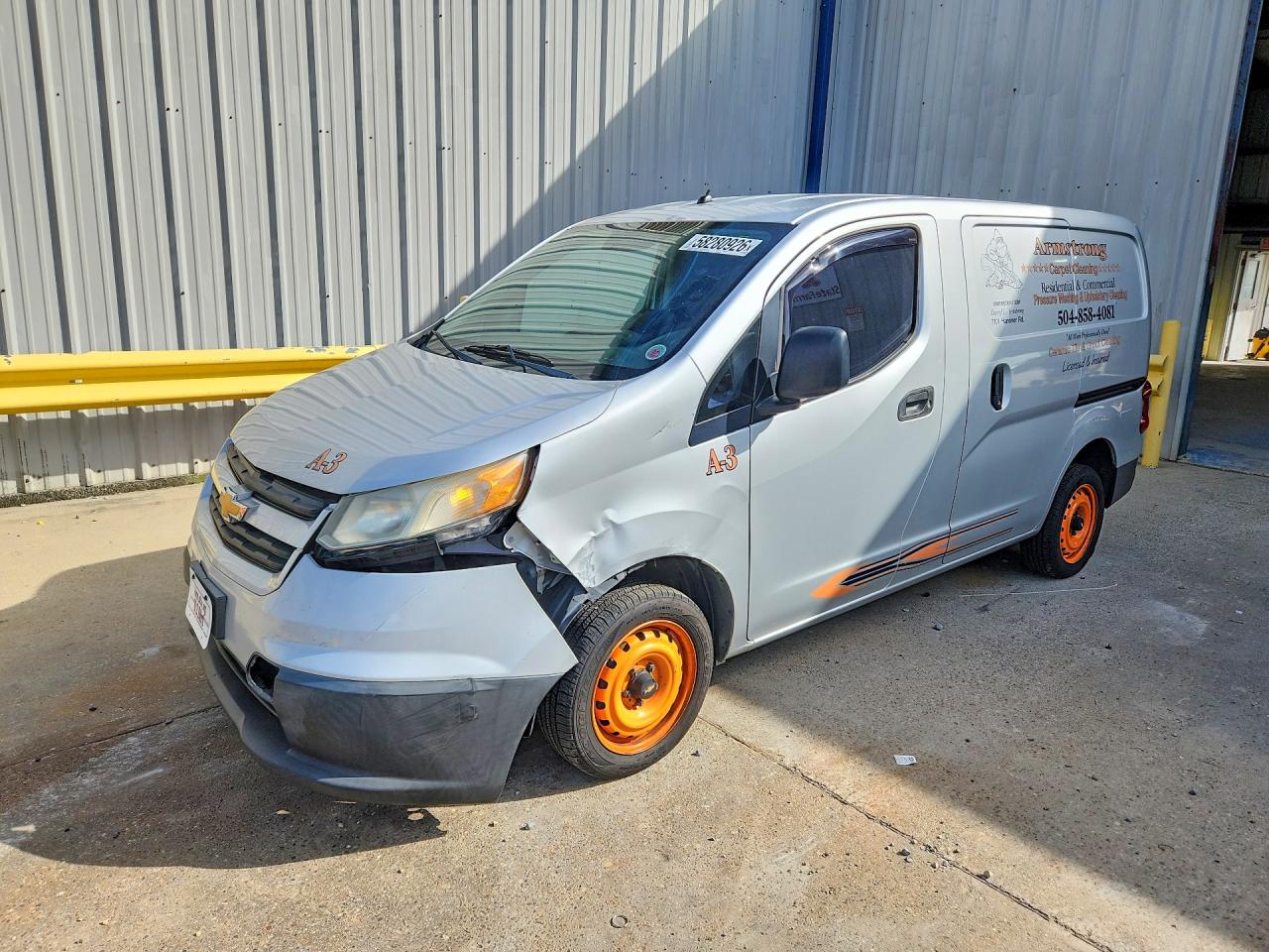 2015 Chevrolet City Express Ls Silver vin: 3N63M0YN3FK709599