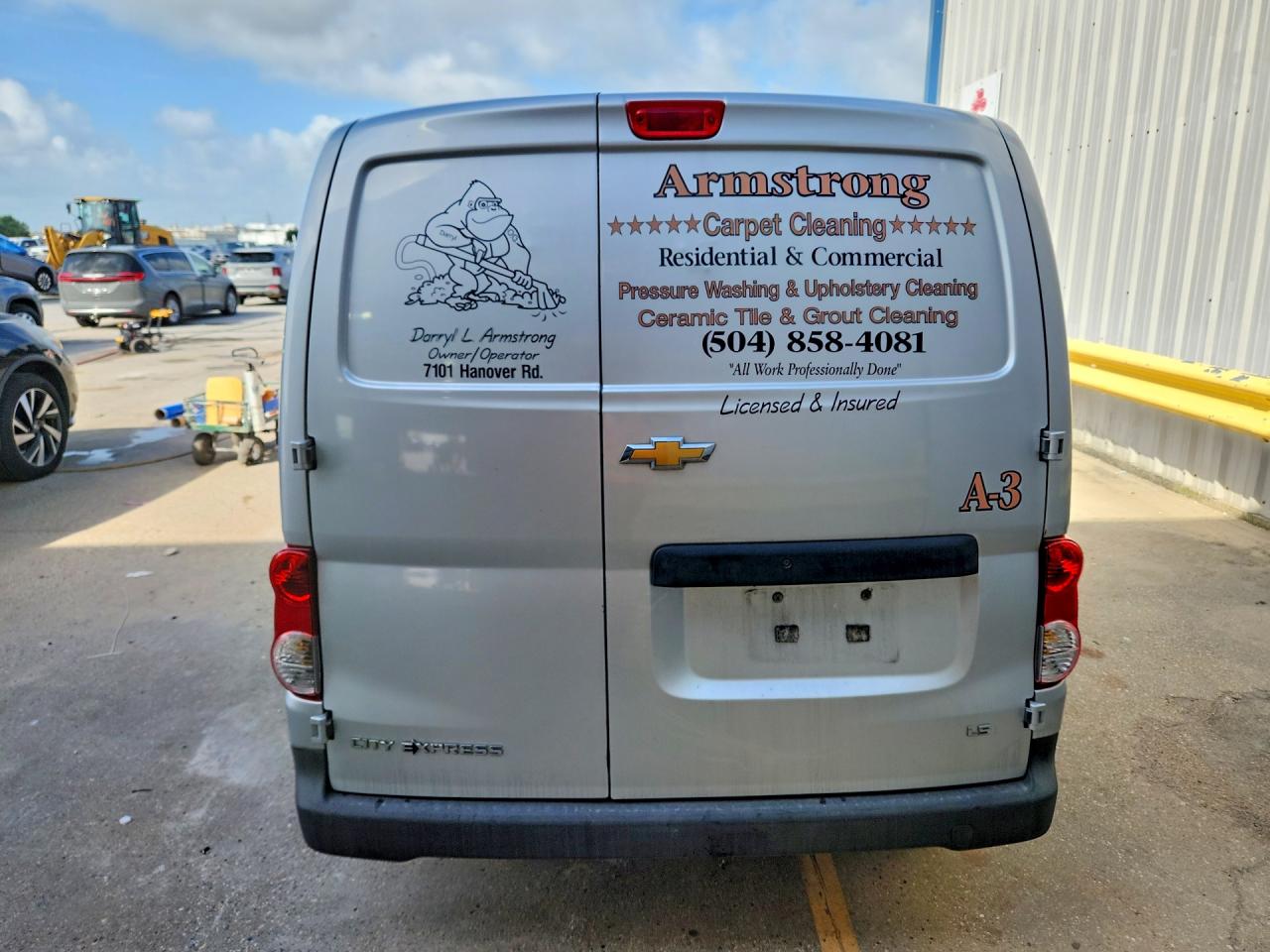 2015 Chevrolet City Express Ls Silver vin: 3N63M0YN3FK709599