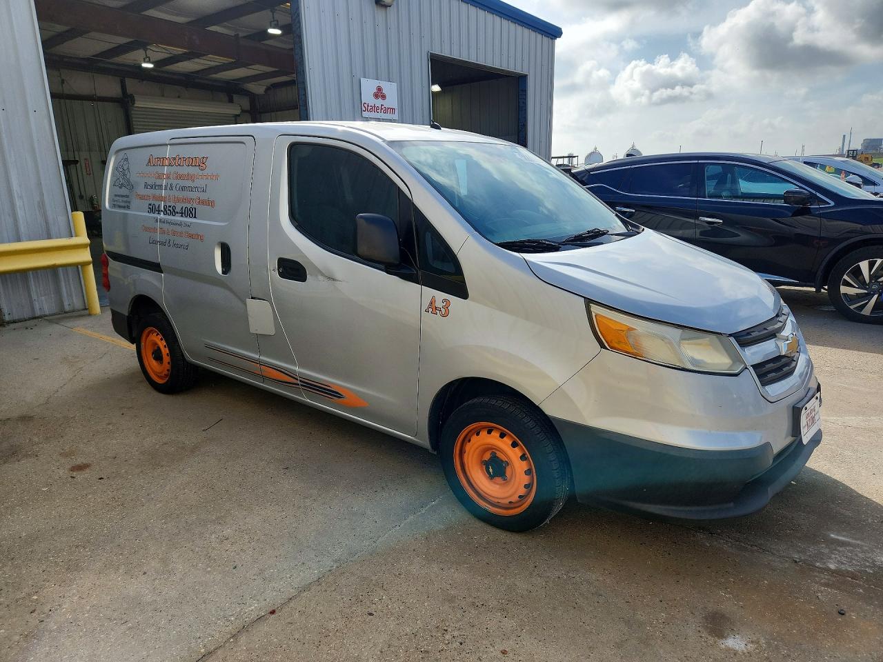 2015 Chevrolet City Express Ls Silver vin: 3N63M0YN3FK709599