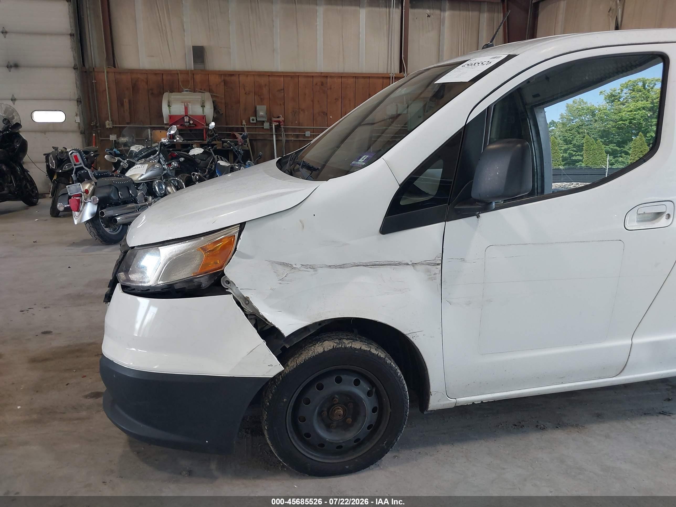 2015 Chevrolet City Express 1ls White vin: 3N63M0YN4FK696653