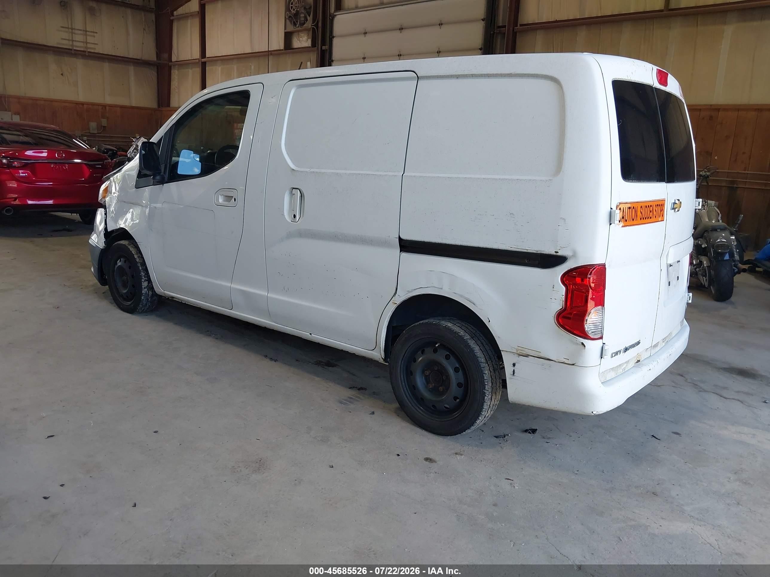 2015 Chevrolet City Express 1ls White vin: 3N63M0YN4FK696653