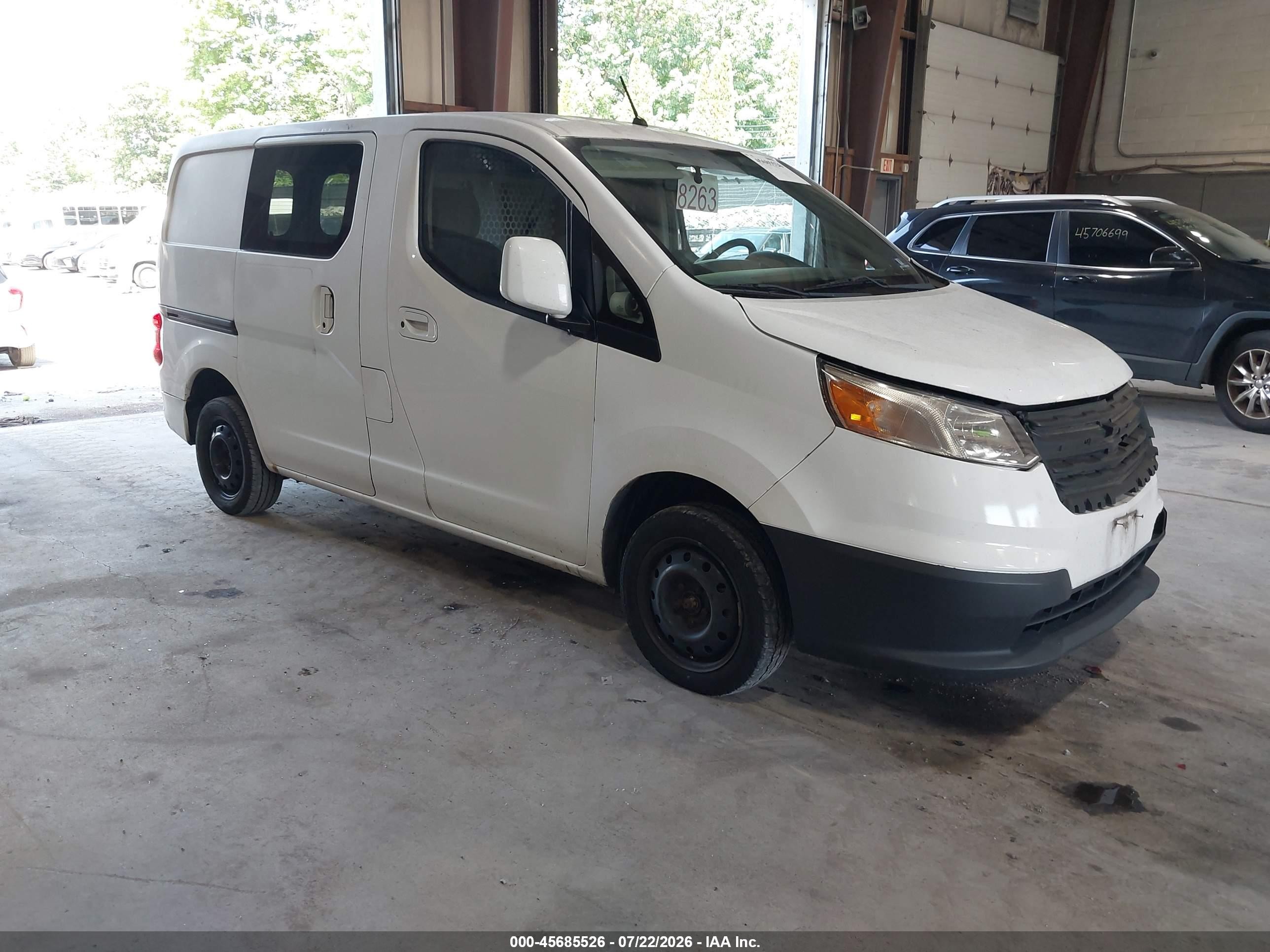 2015 Chevrolet City Express 1ls White vin: 3N63M0YN4FK696653