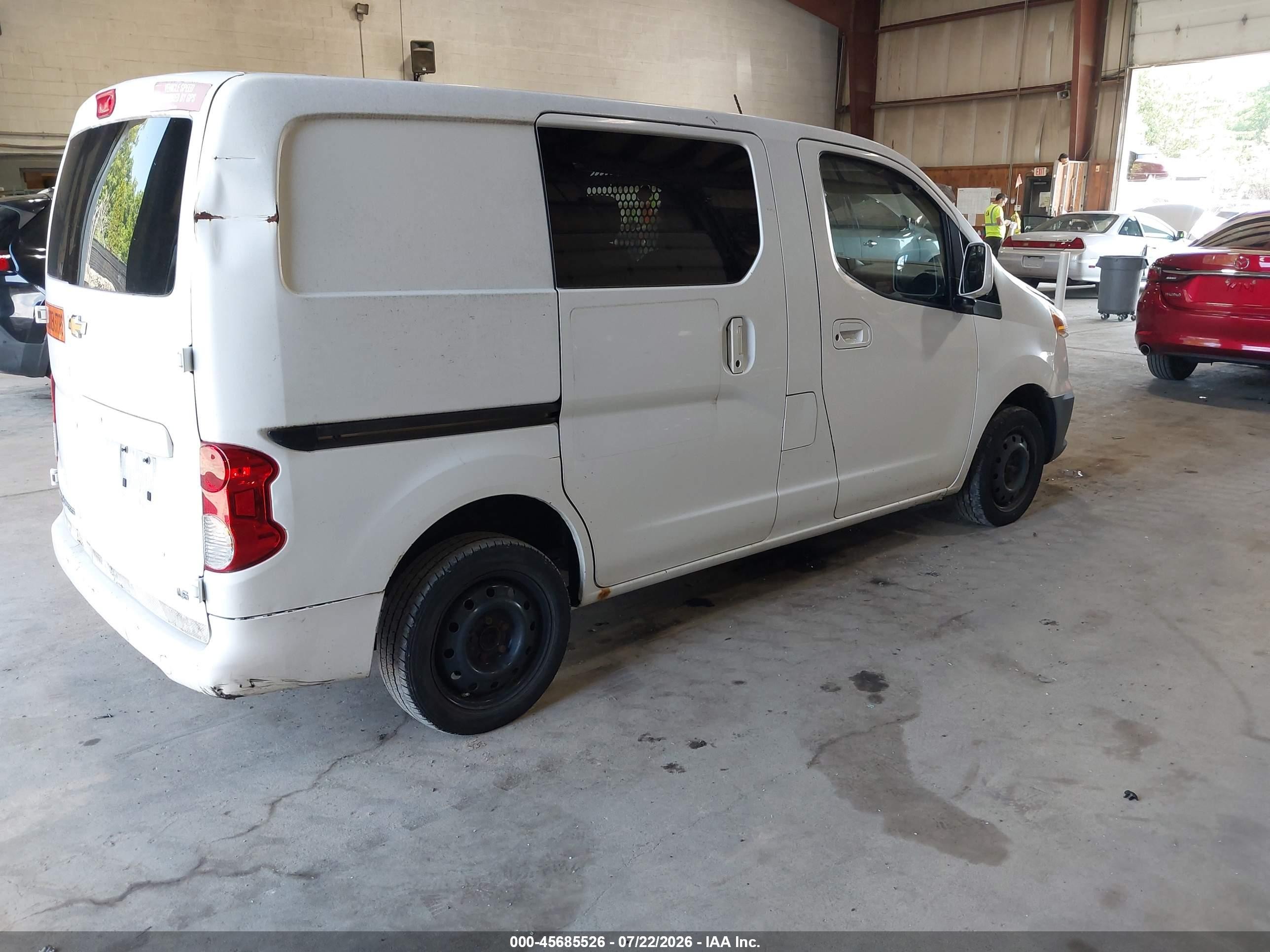 2015 Chevrolet City Express 1ls White vin: 3N63M0YN4FK696653