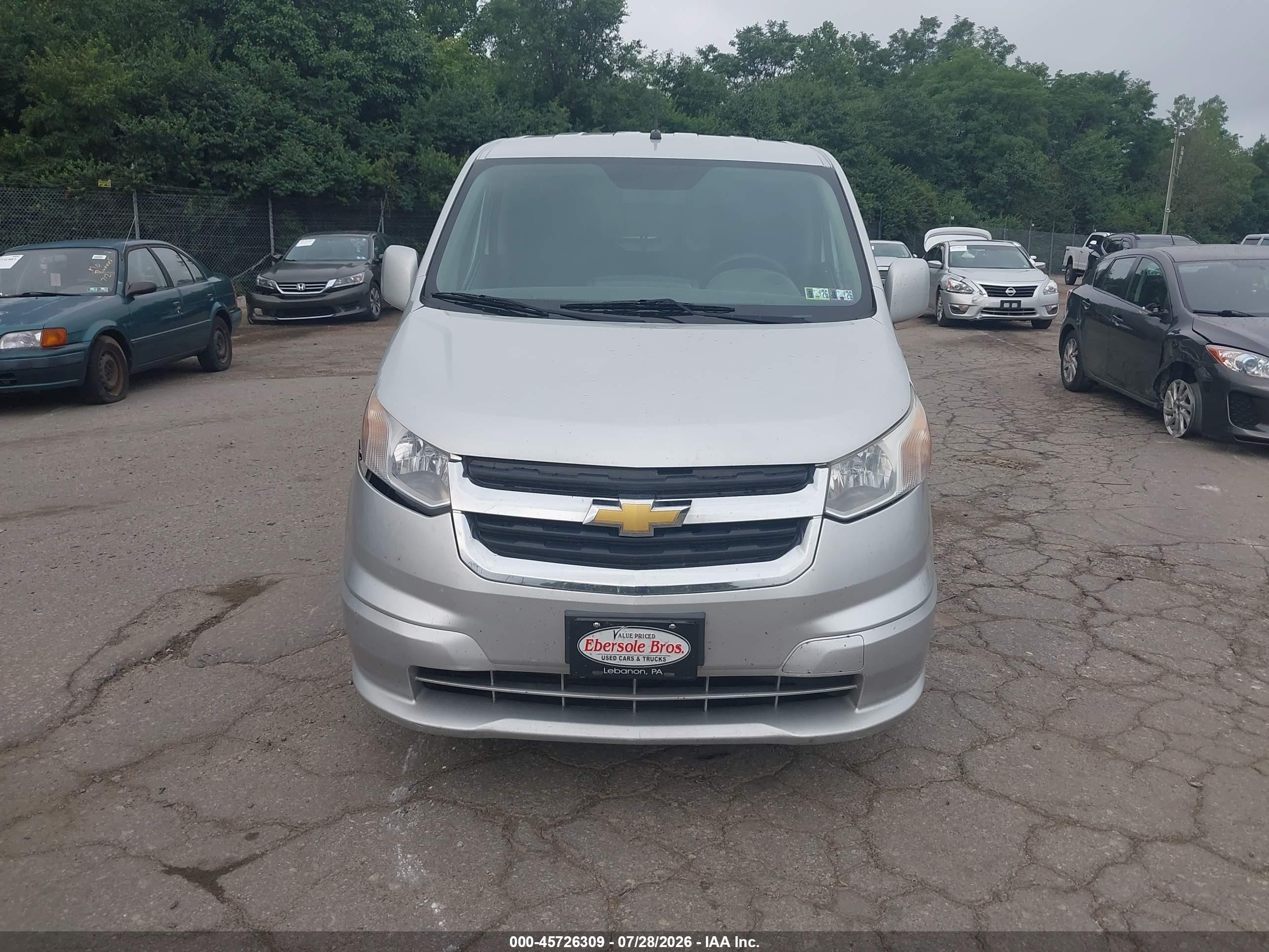 2015 Chevrolet City Express 1ls Silver vin: 3N63M0YN5FK701620