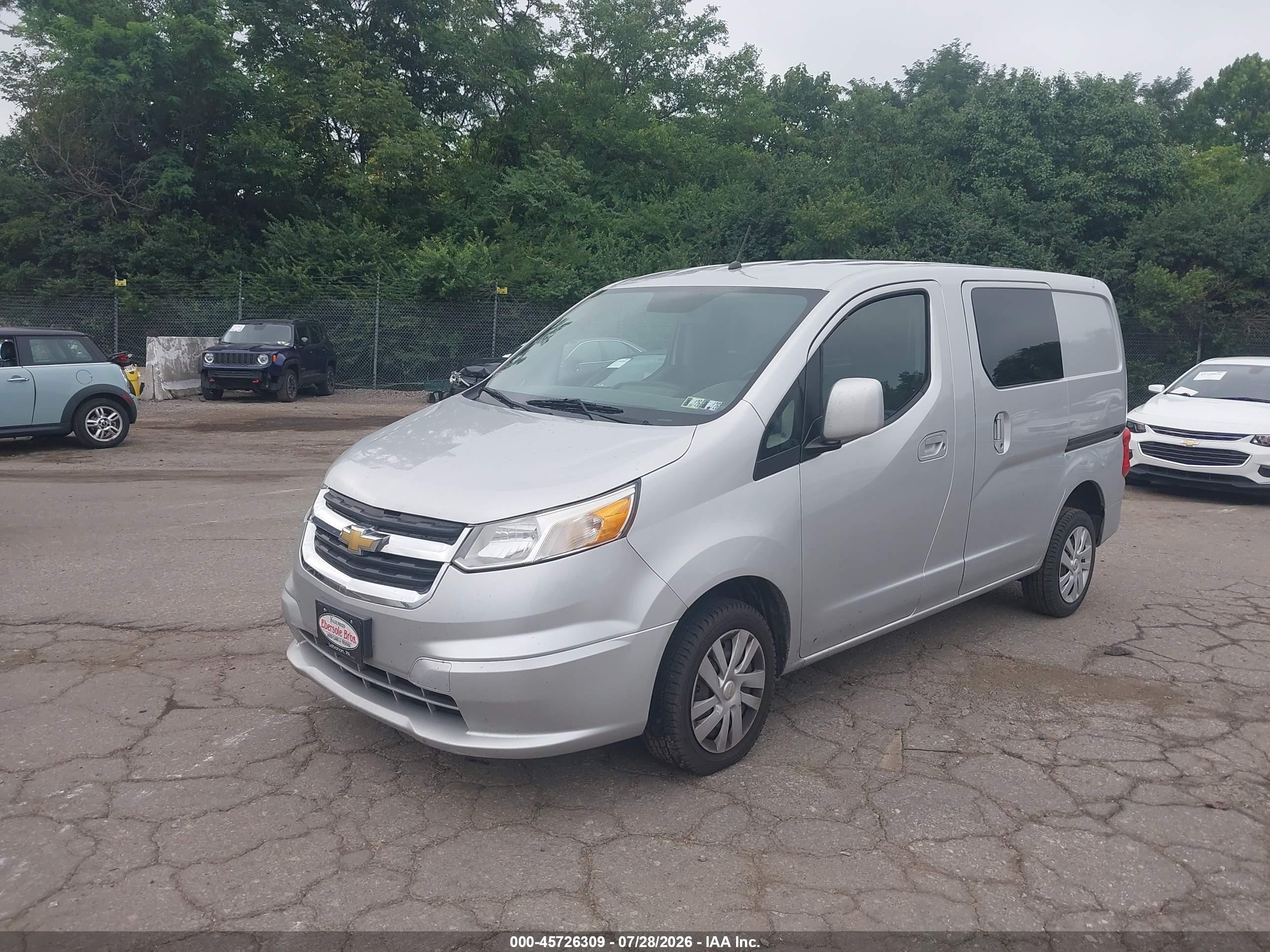 2015 Chevrolet City Express 1ls Silver vin: 3N63M0YN5FK701620