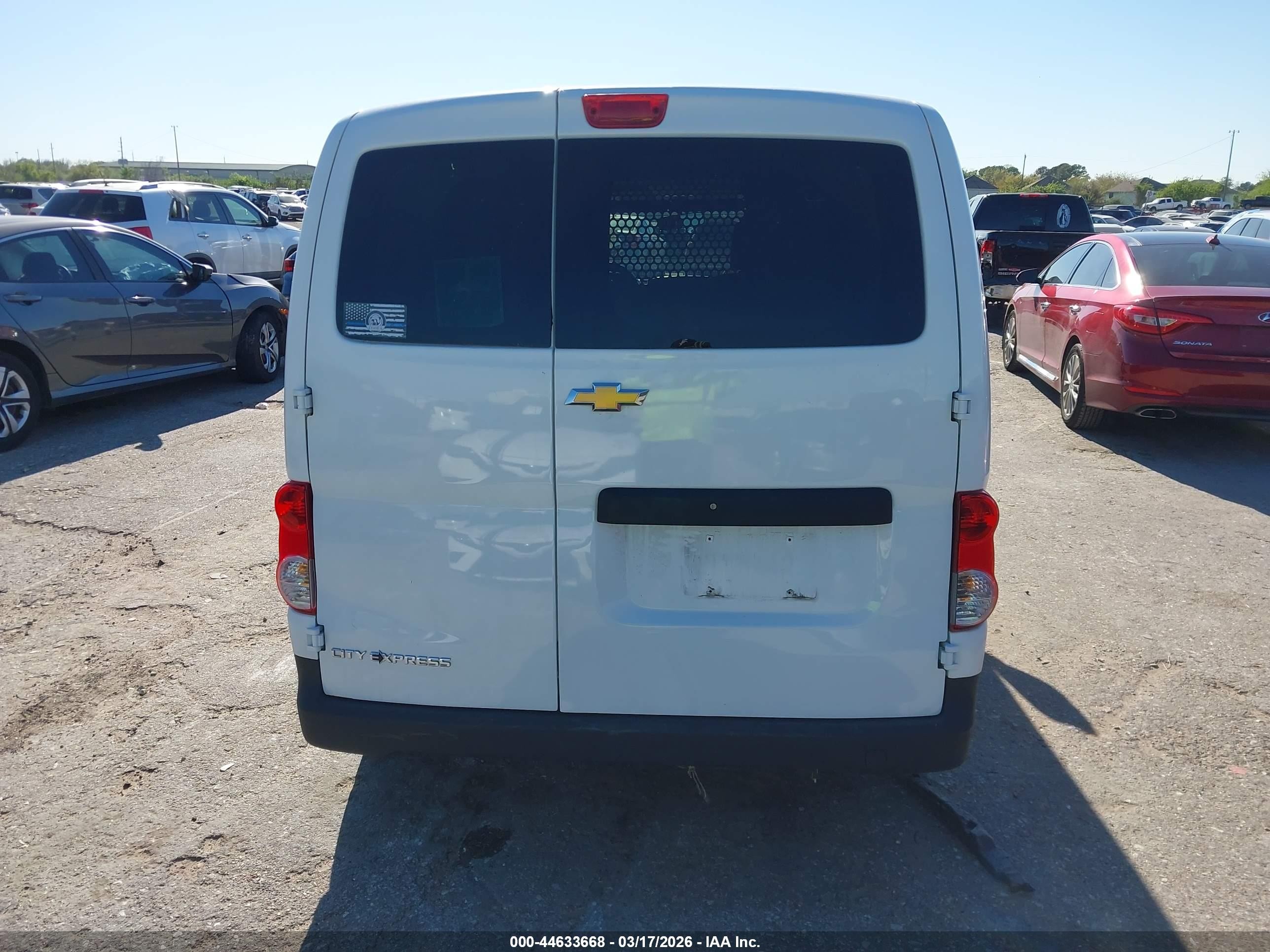 2015 Chevrolet City Express 1ls White vin: 3N63M0YN6FK692894