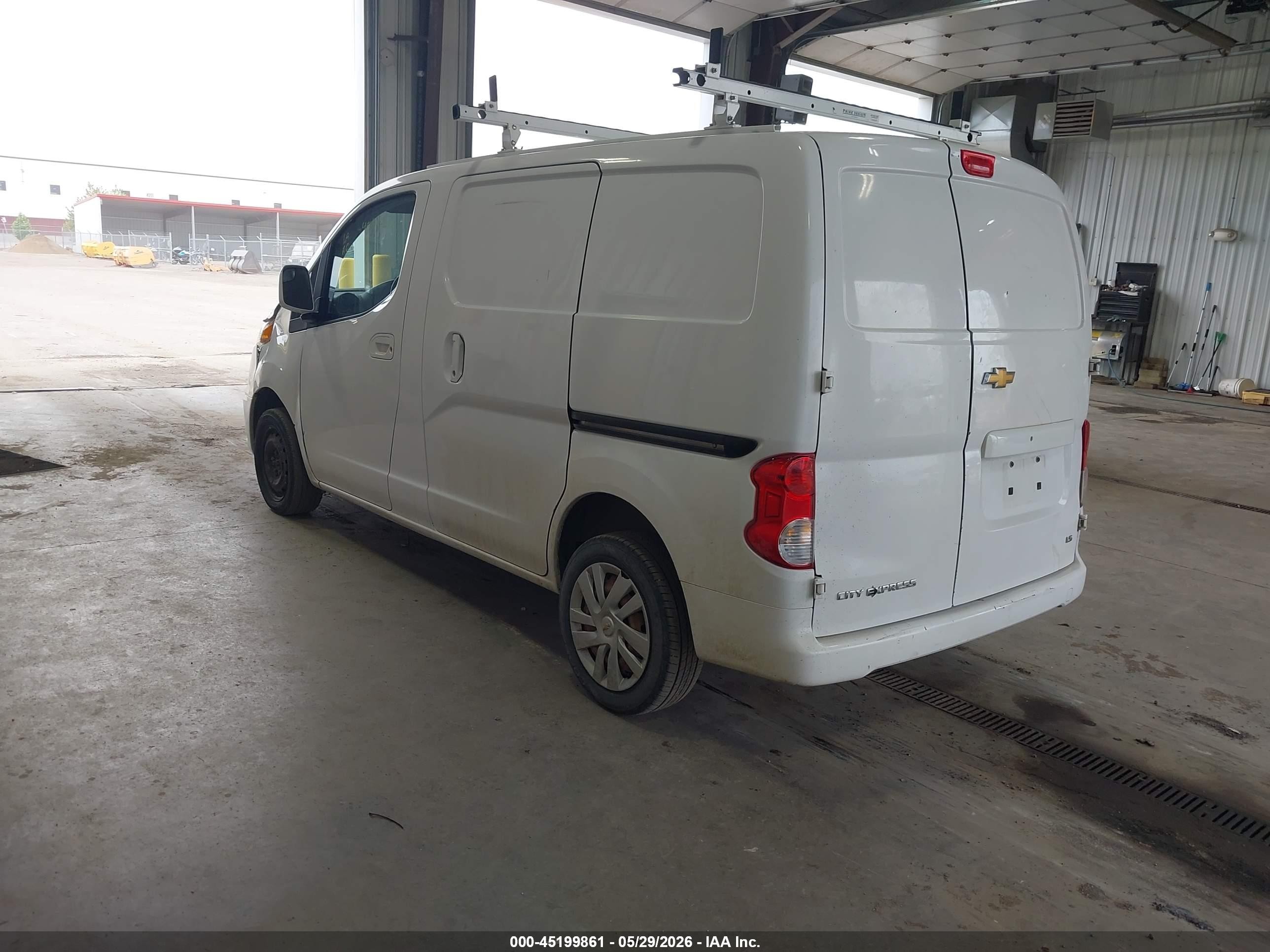 2015 Chevrolet City Express 1ls White vin: 3N63M0YN7FK692743