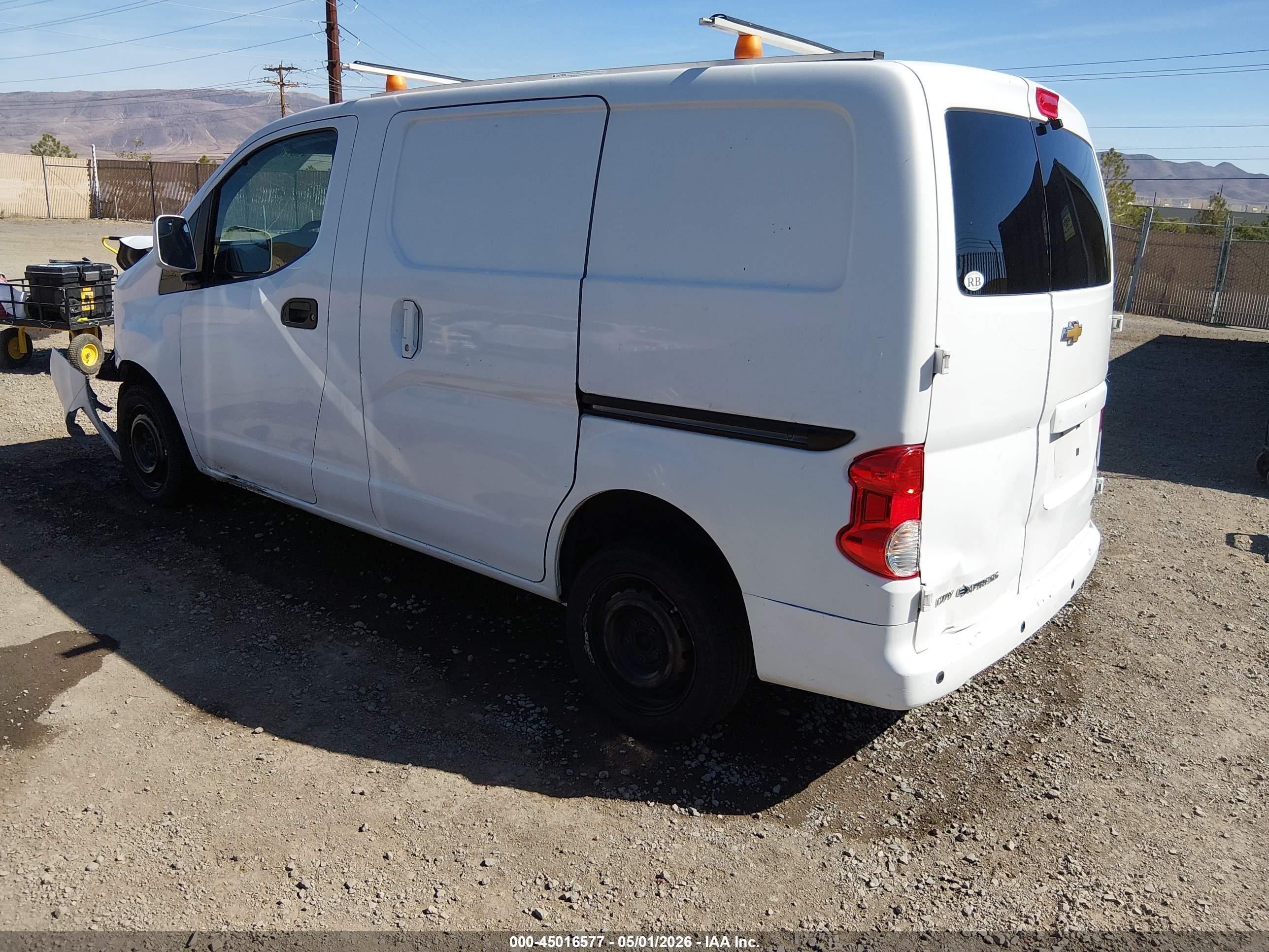 2015 Chevrolet City Express 1ls White vin: 3N63M0YN7FK706706