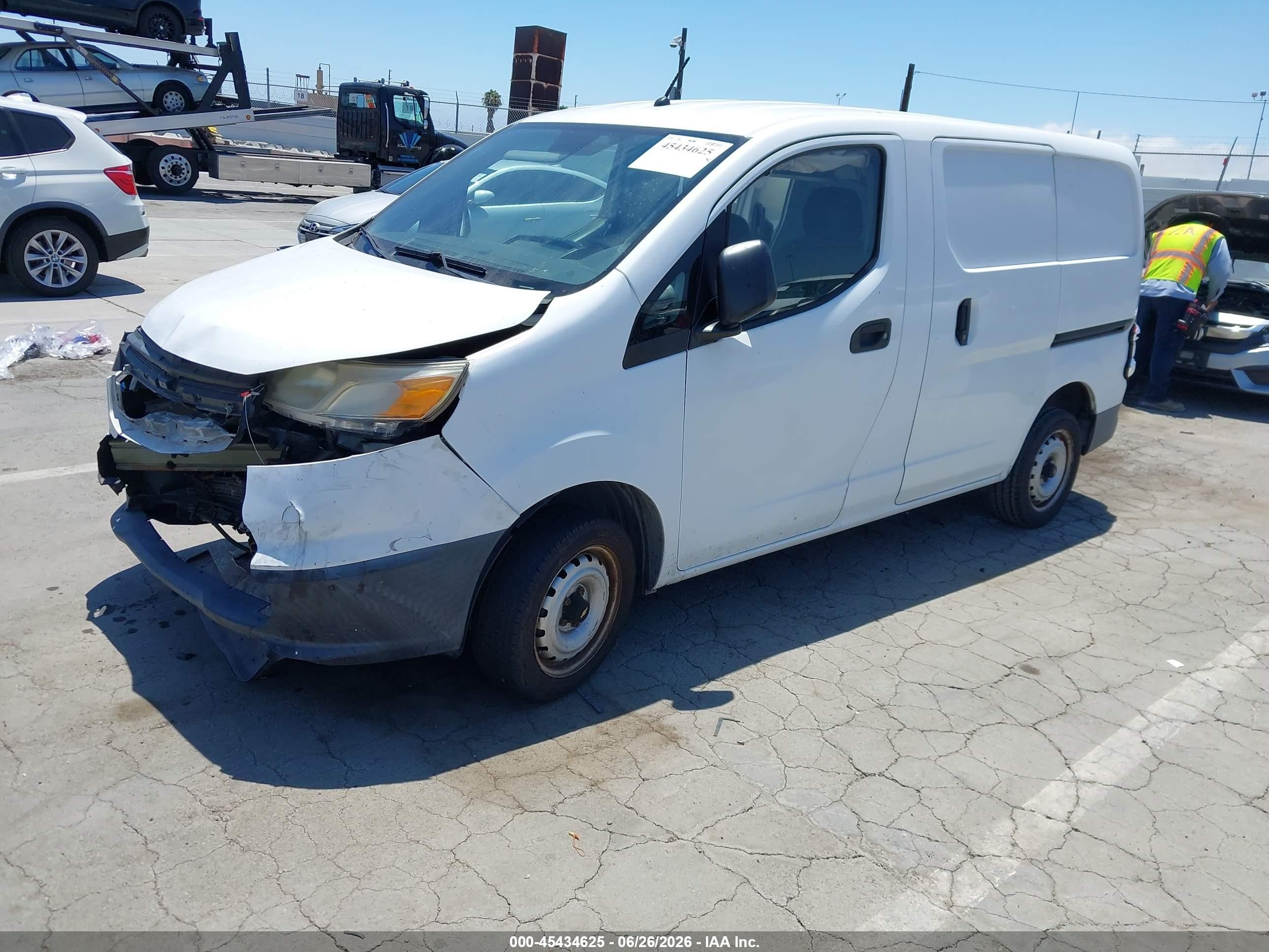 2015 Chevrolet City Express 1ls White vin: 3N63M0YN7FK711856