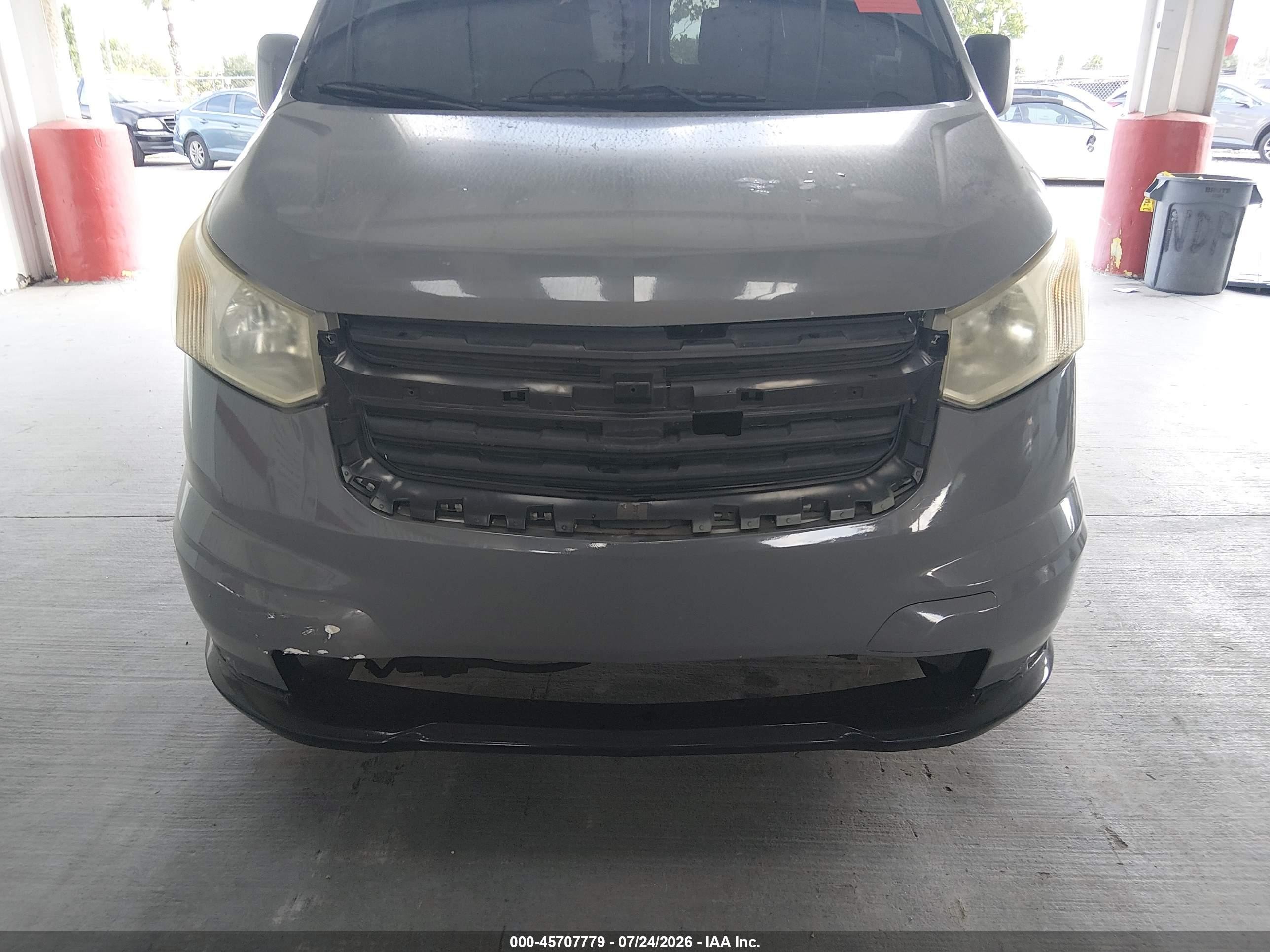 2015 Chevrolet City Express 1ls Gray vin: 3N63M0YN8FK706195