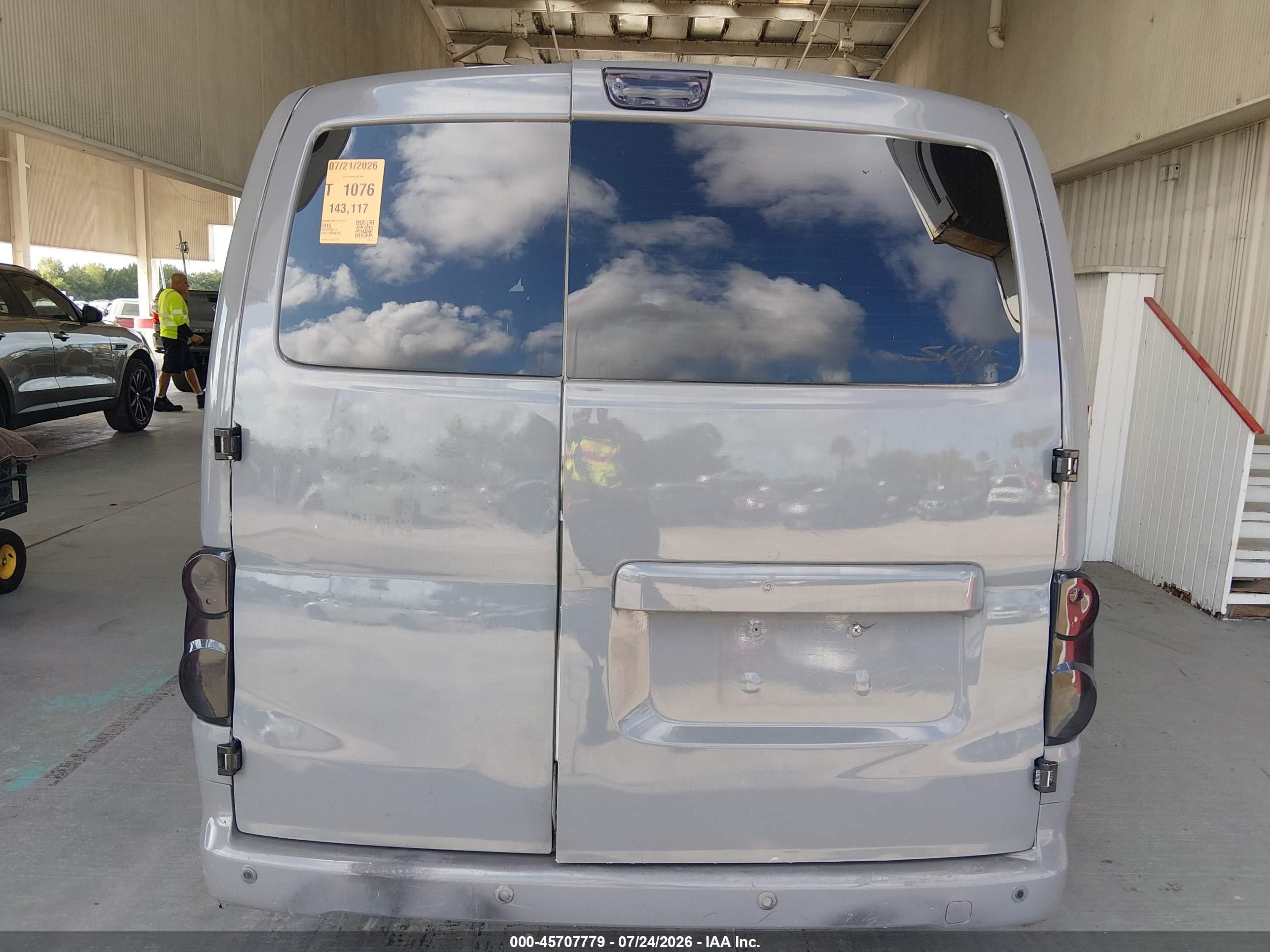 2015 Chevrolet City Express 1ls Gray vin: 3N63M0YN8FK706195