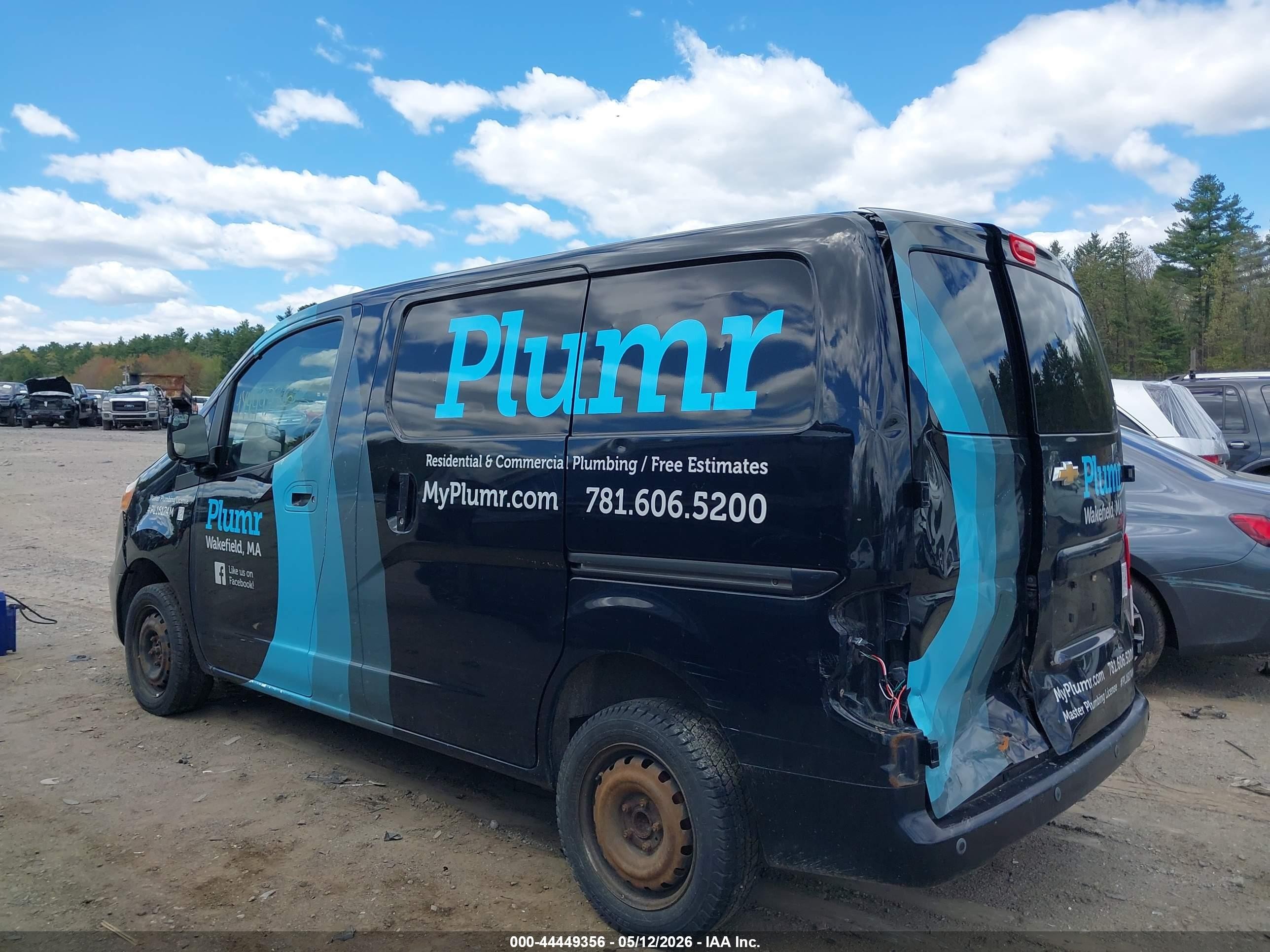 2015 Chevrolet City Express 1ls Черный vin: 3N63M0YNXFK701581
