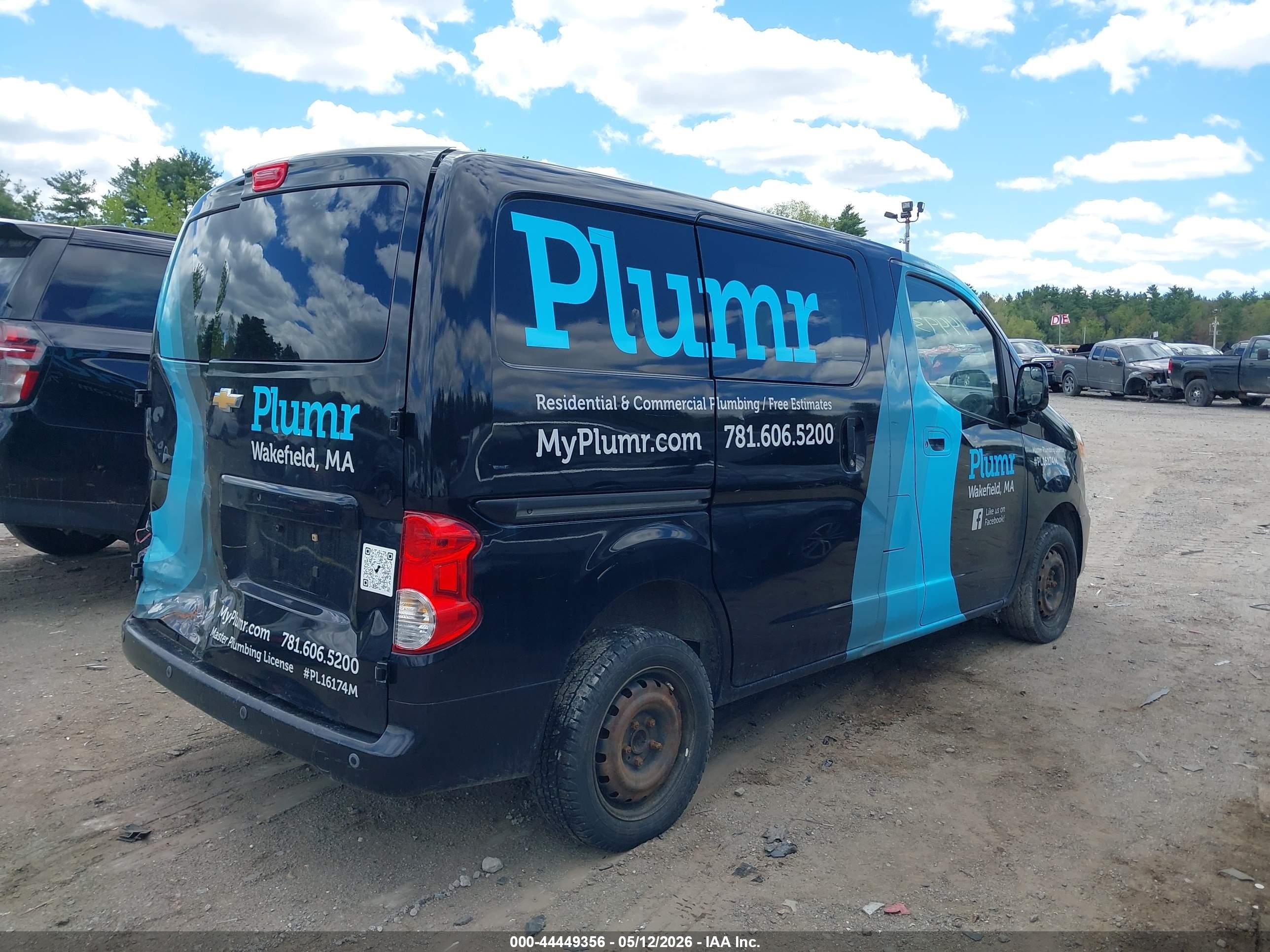 2015 Chevrolet City Express 1ls Черный vin: 3N63M0YNXFK701581