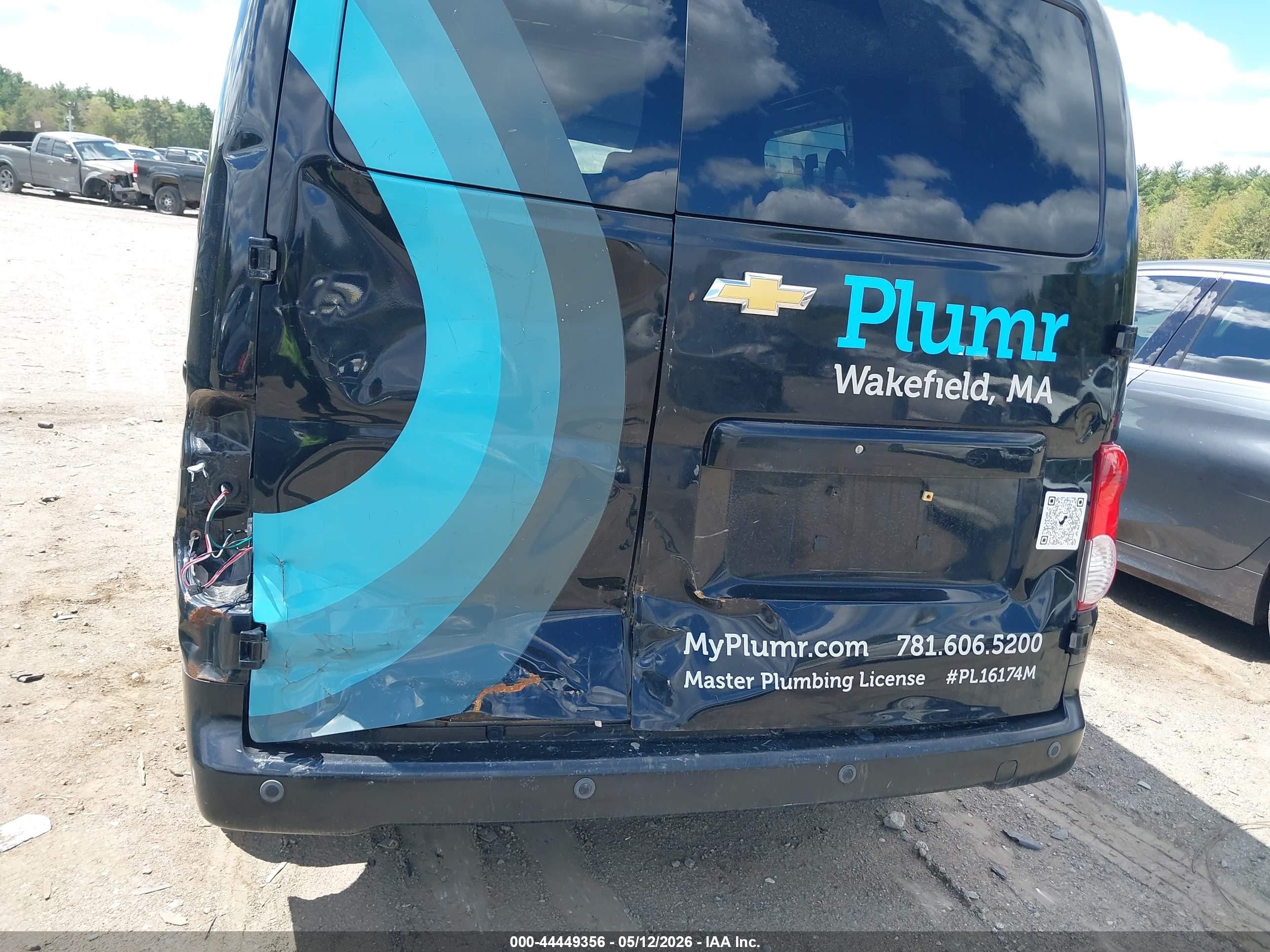 2015 Chevrolet City Express 1ls Черный vin: 3N63M0YNXFK701581
