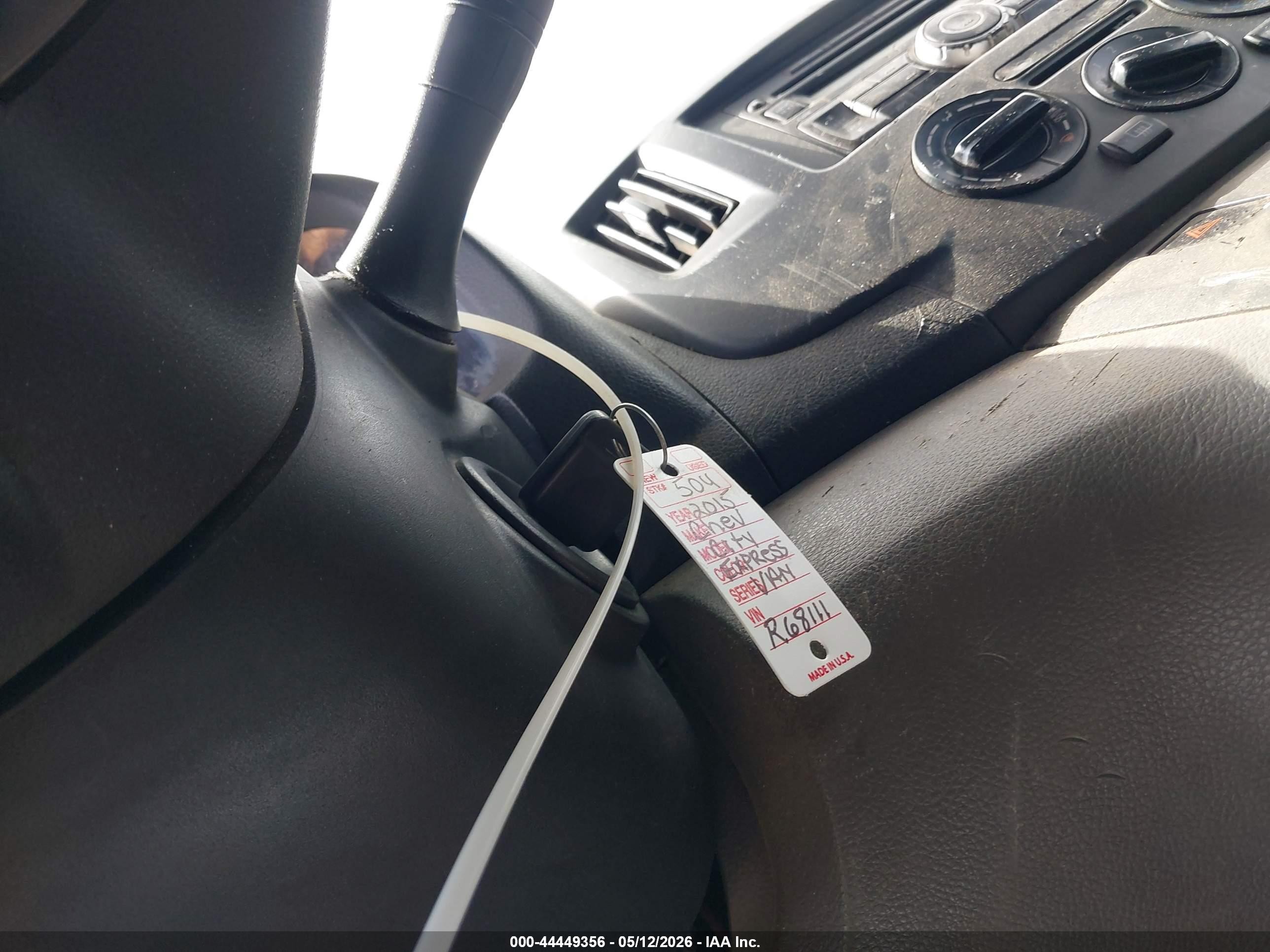 2015 Chevrolet City Express 1ls Черный vin: 3N63M0YNXFK701581