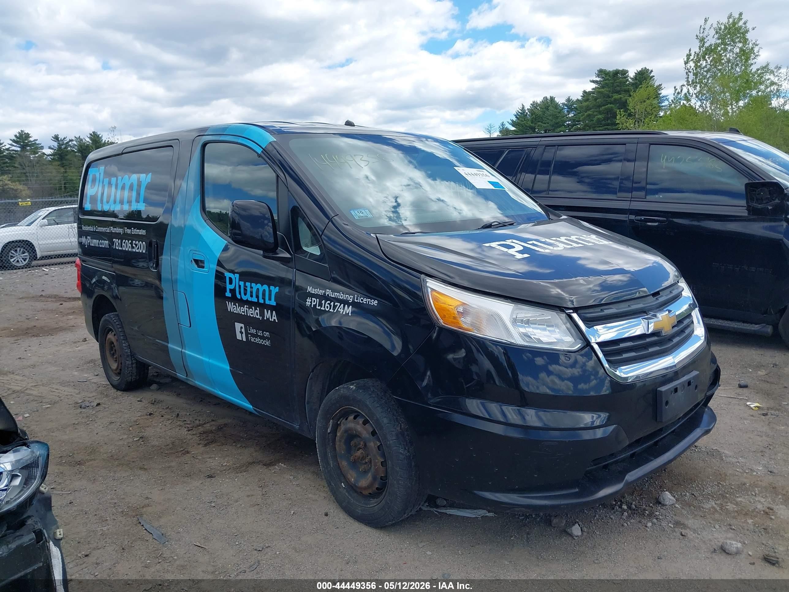 2015 Chevrolet City Express 1ls Черный vin: 3N63M0YNXFK701581