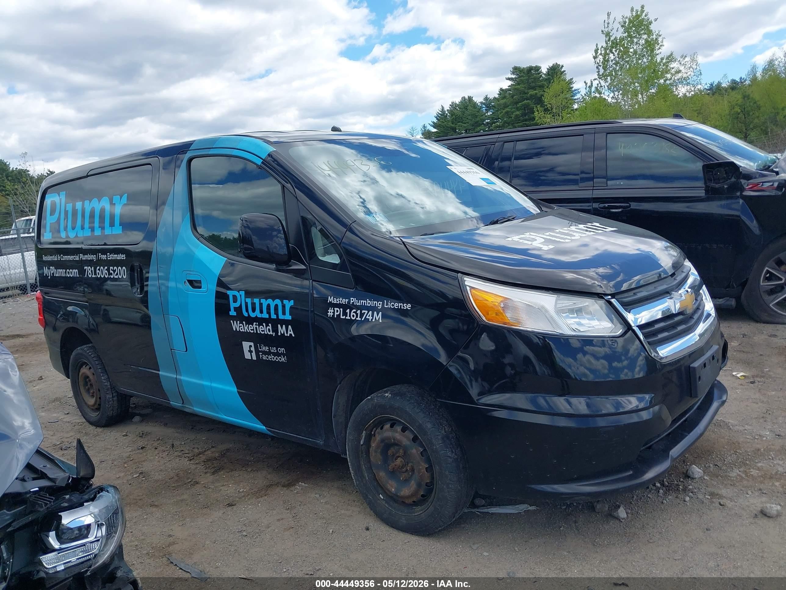 2015 Chevrolet City Express 1ls Черный vin: 3N63M0YNXFK701581