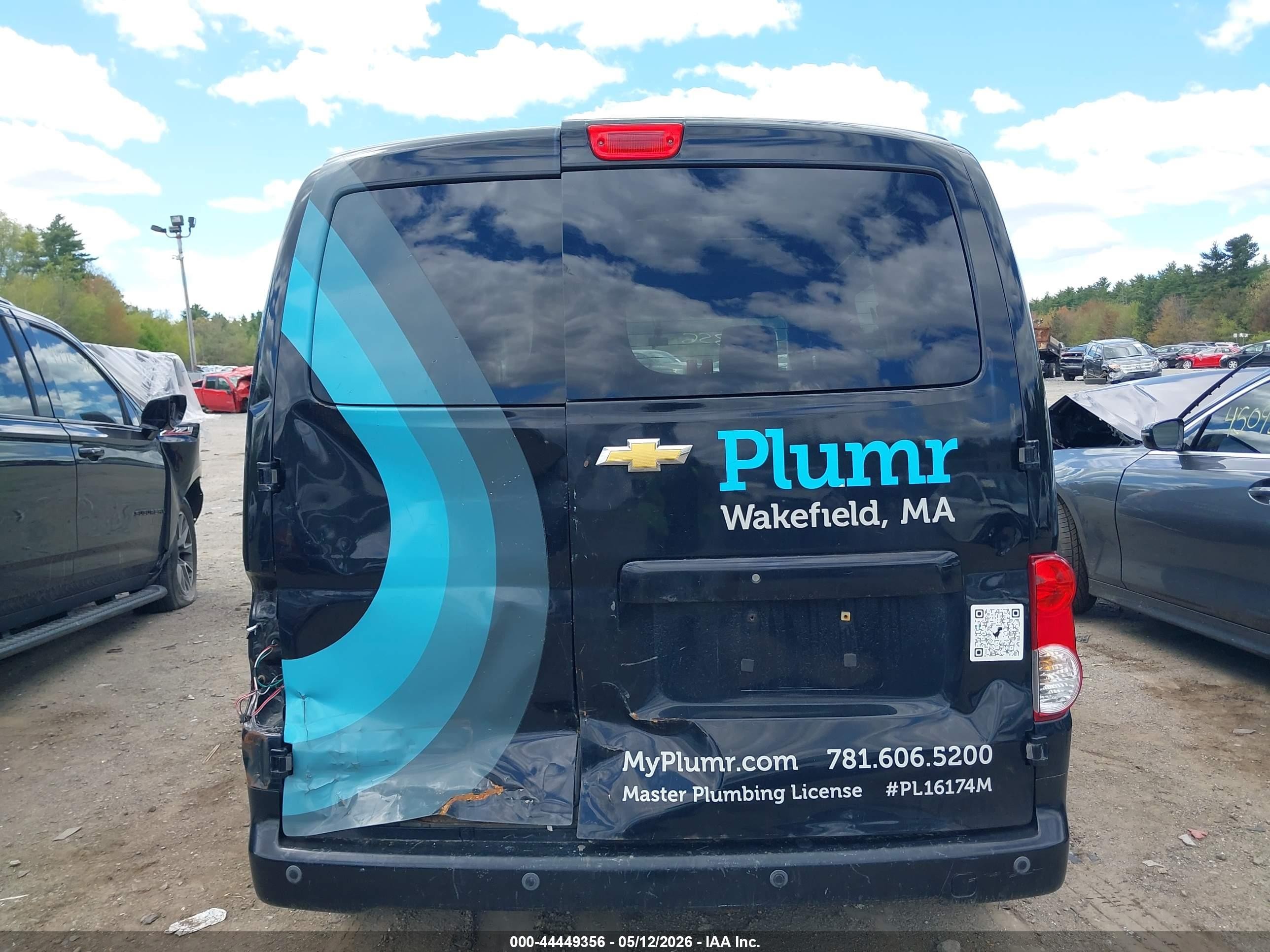 2015 Chevrolet City Express 1ls Черный vin: 3N63M0YNXFK701581