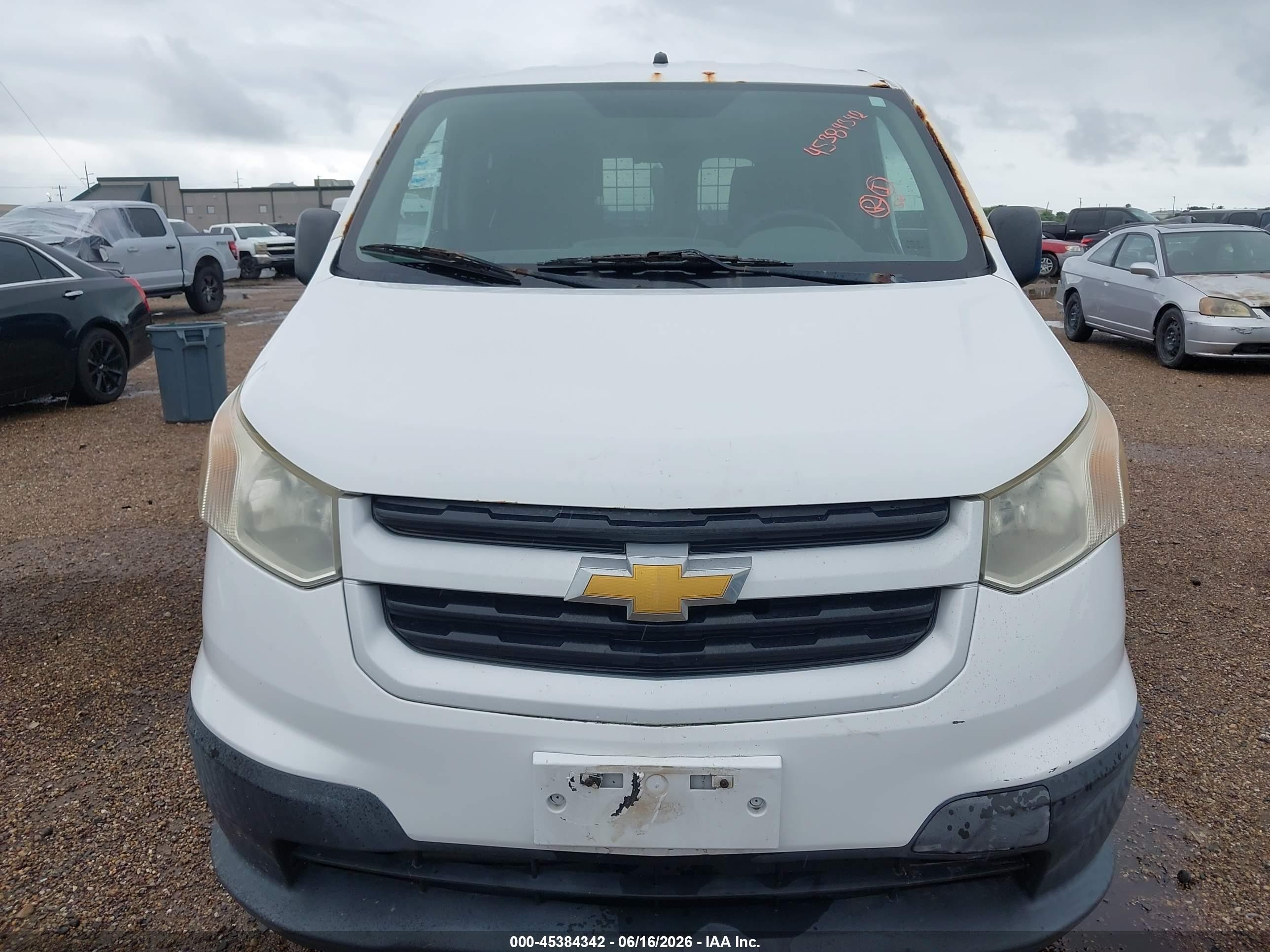 2015 Chevrolet City Express 1lt White vin: 3N63M0ZN0FK707002