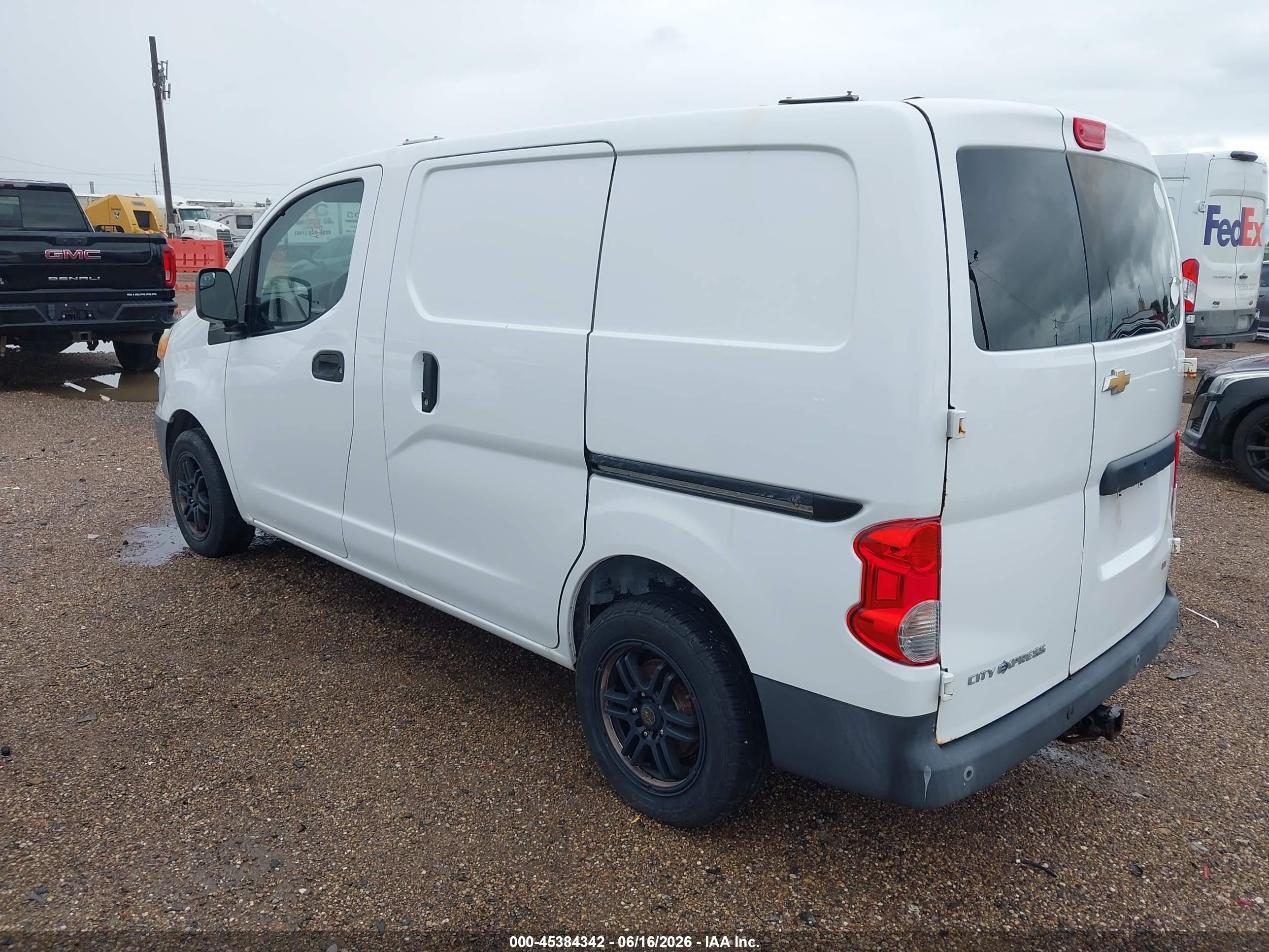 2015 Chevrolet City Express 1lt White vin: 3N63M0ZN0FK707002