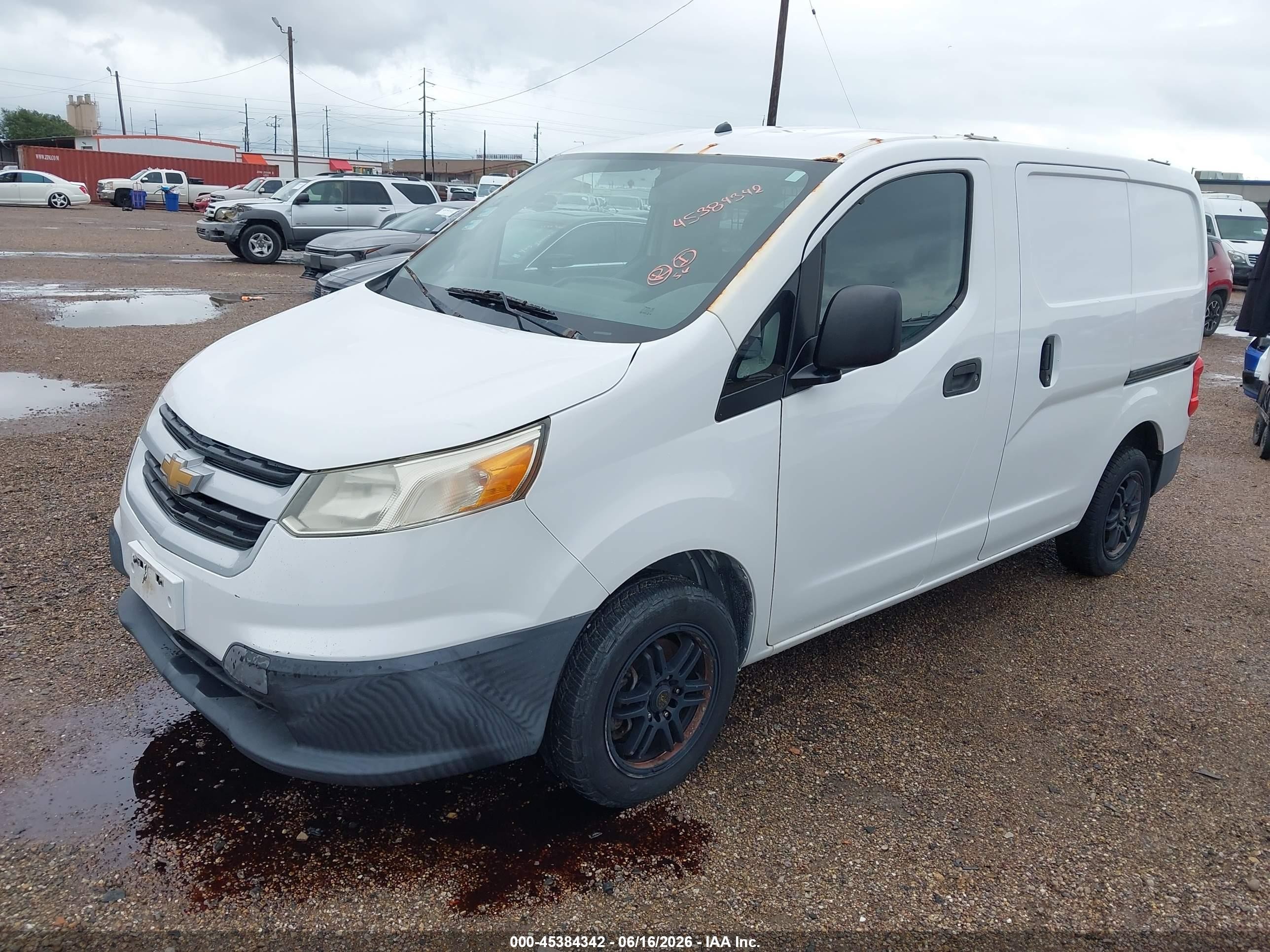 2015 Chevrolet City Express 1lt White vin: 3N63M0ZN0FK707002
