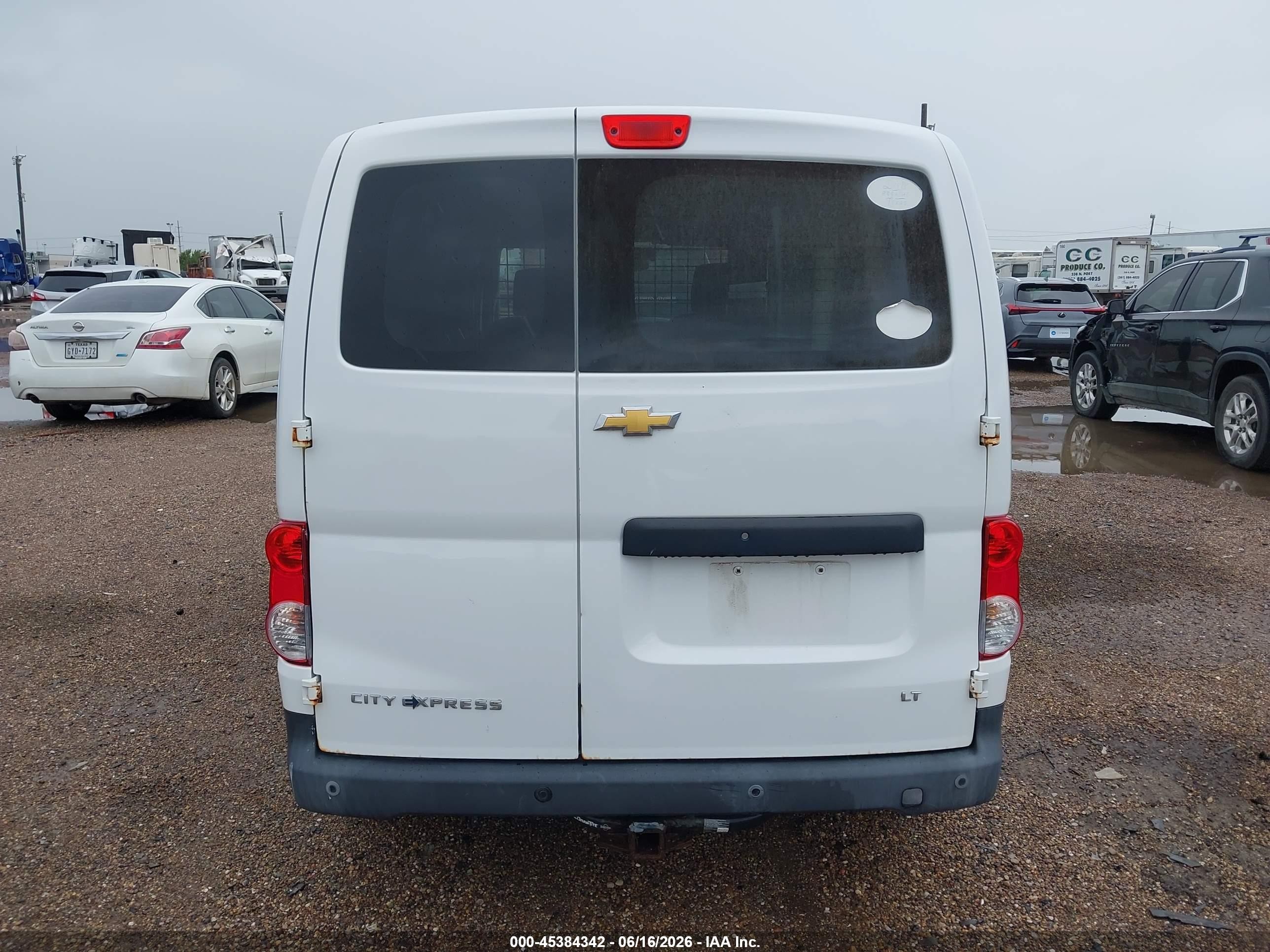 2015 Chevrolet City Express 1lt White vin: 3N63M0ZN0FK707002