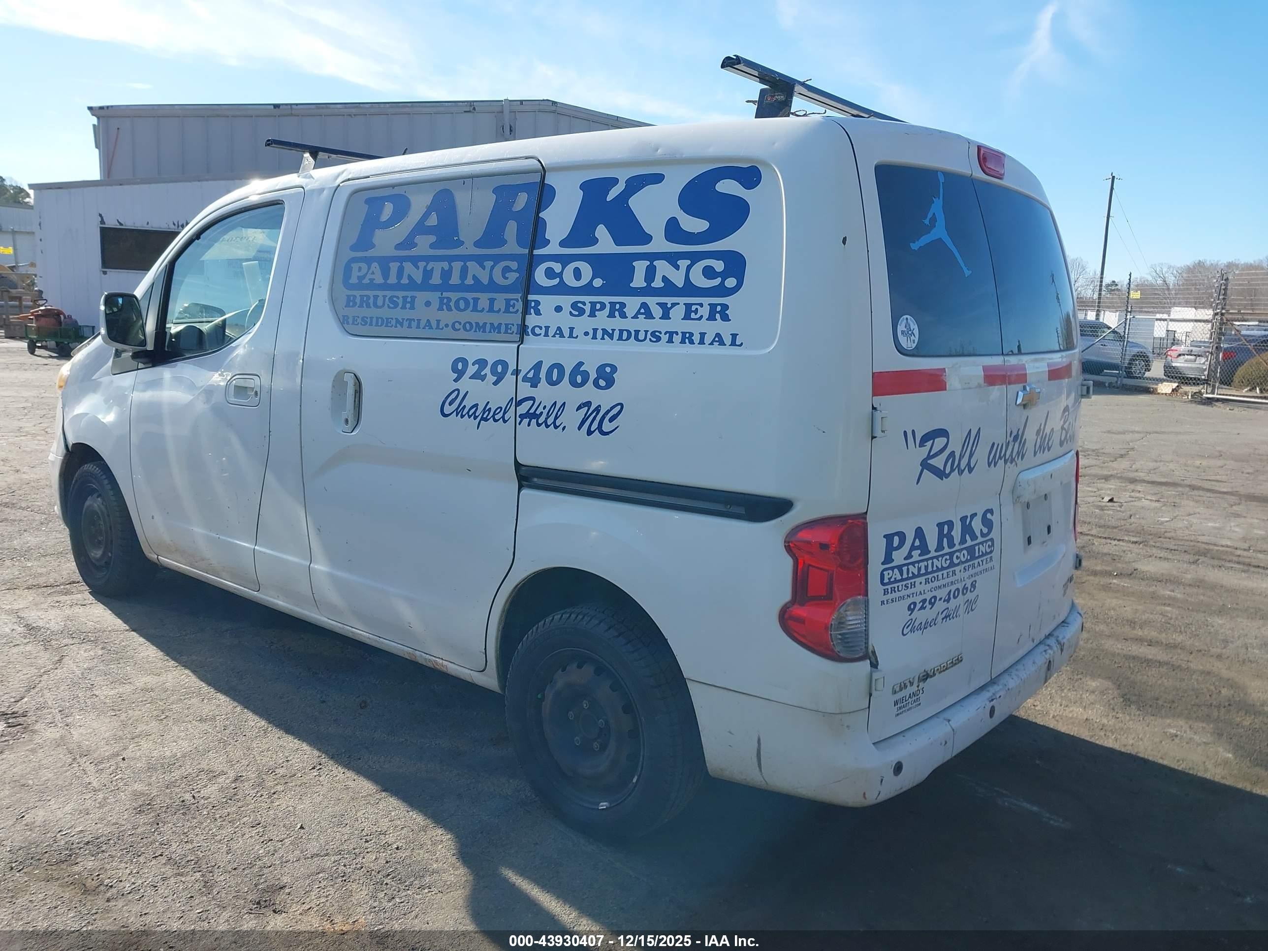 2015 Chevrolet City Express 1lt White vin: 3N63M0ZN0FK712197