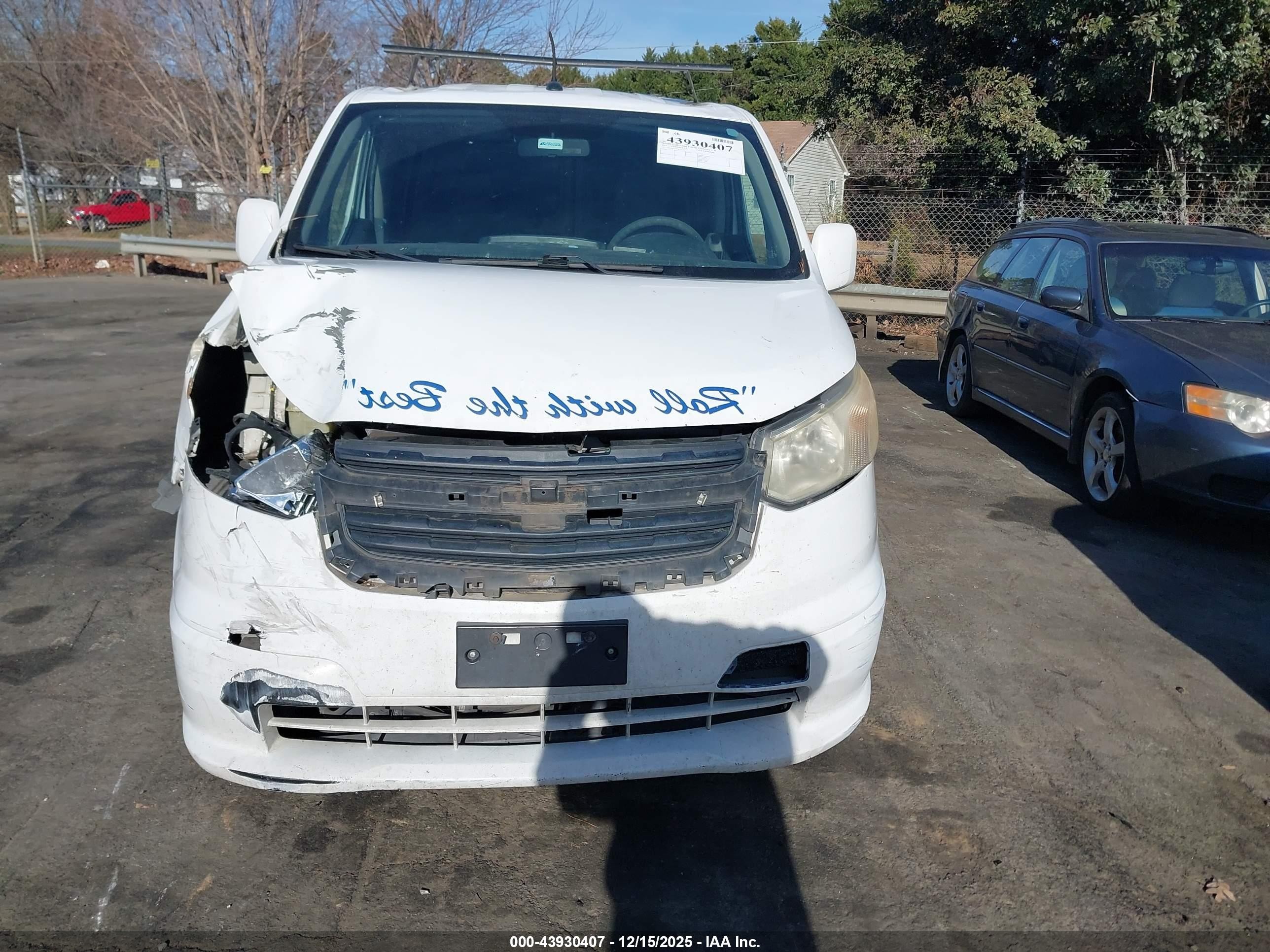 2015 Chevrolet City Express 1lt White vin: 3N63M0ZN0FK712197