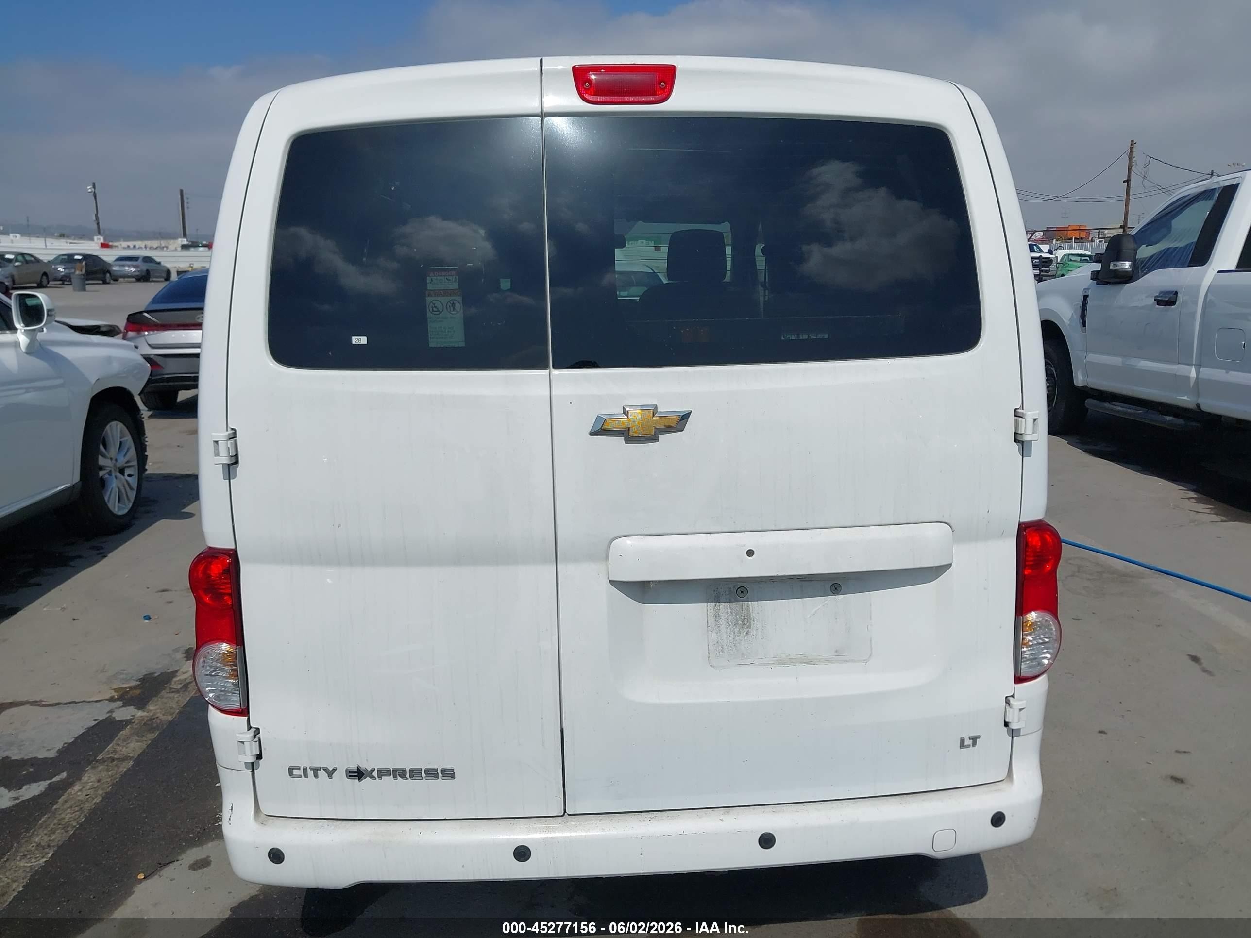 2015 Chevrolet City Express 1lt White vin: 3N63M0ZN0FK726990