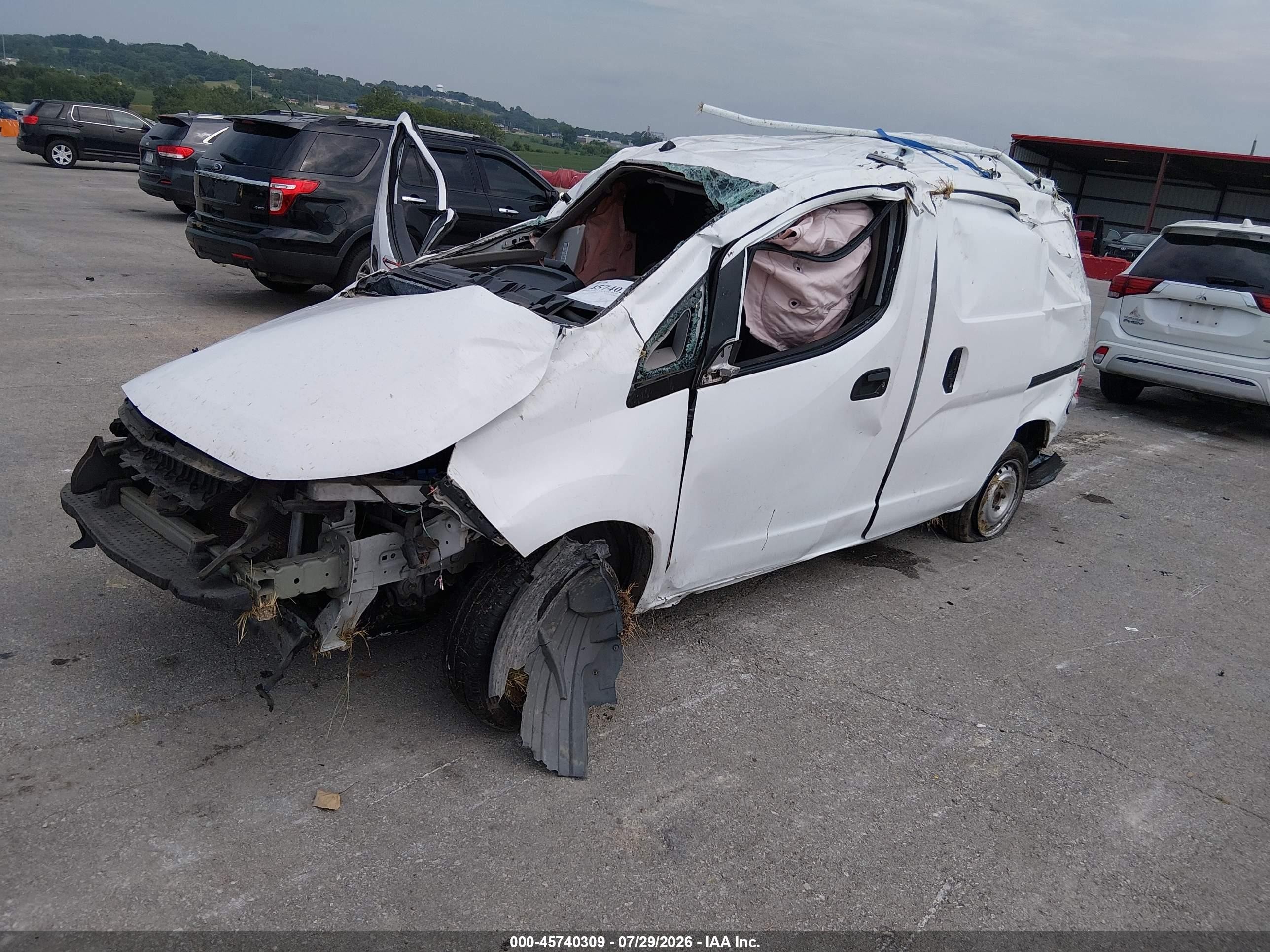 2015 Chevrolet City Express 1lt White vin: 3N63M0ZN1FK733477