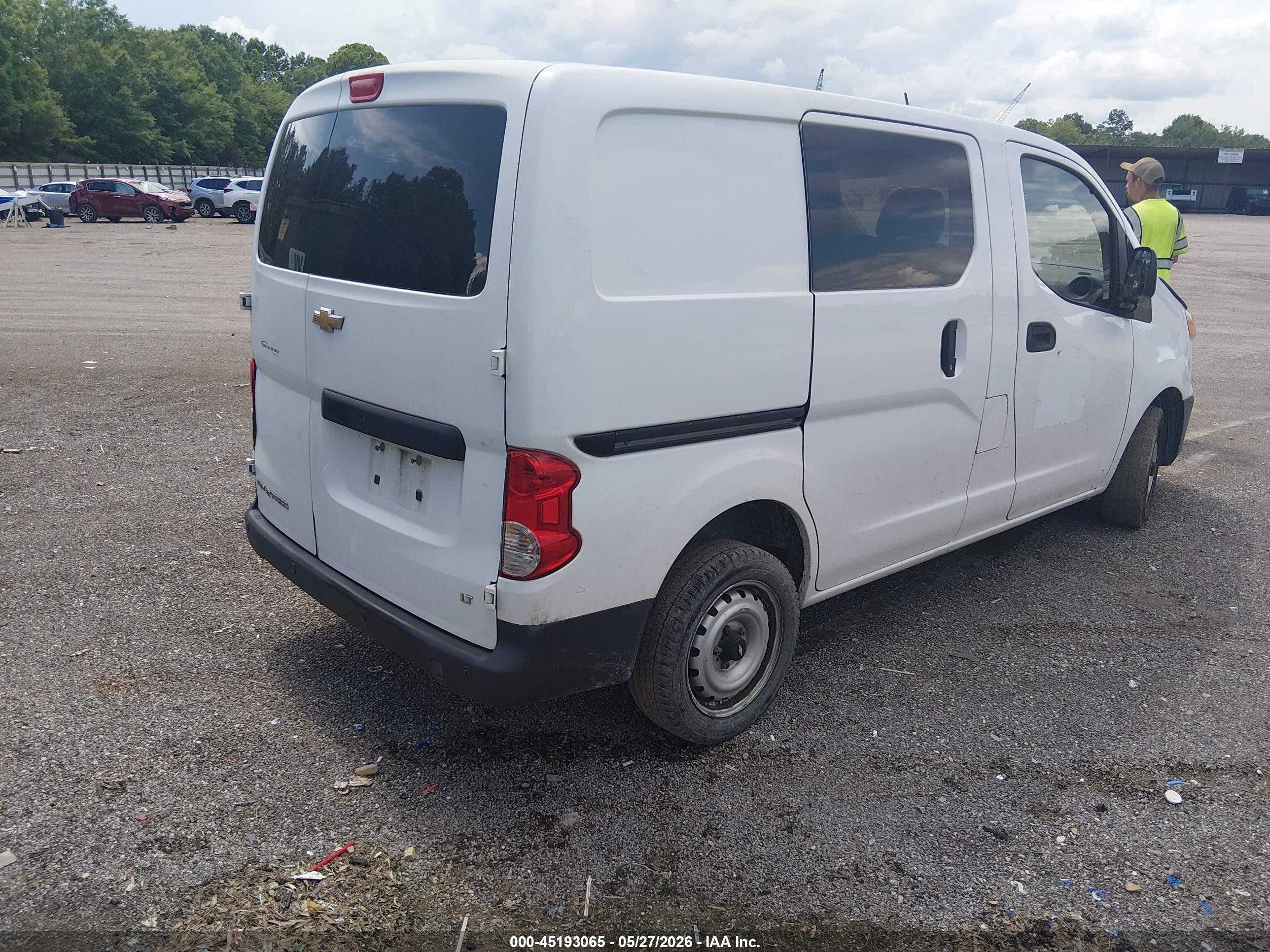 2015 Chevrolet City Express 1lt White vin: 3N63M0ZN3FK722206