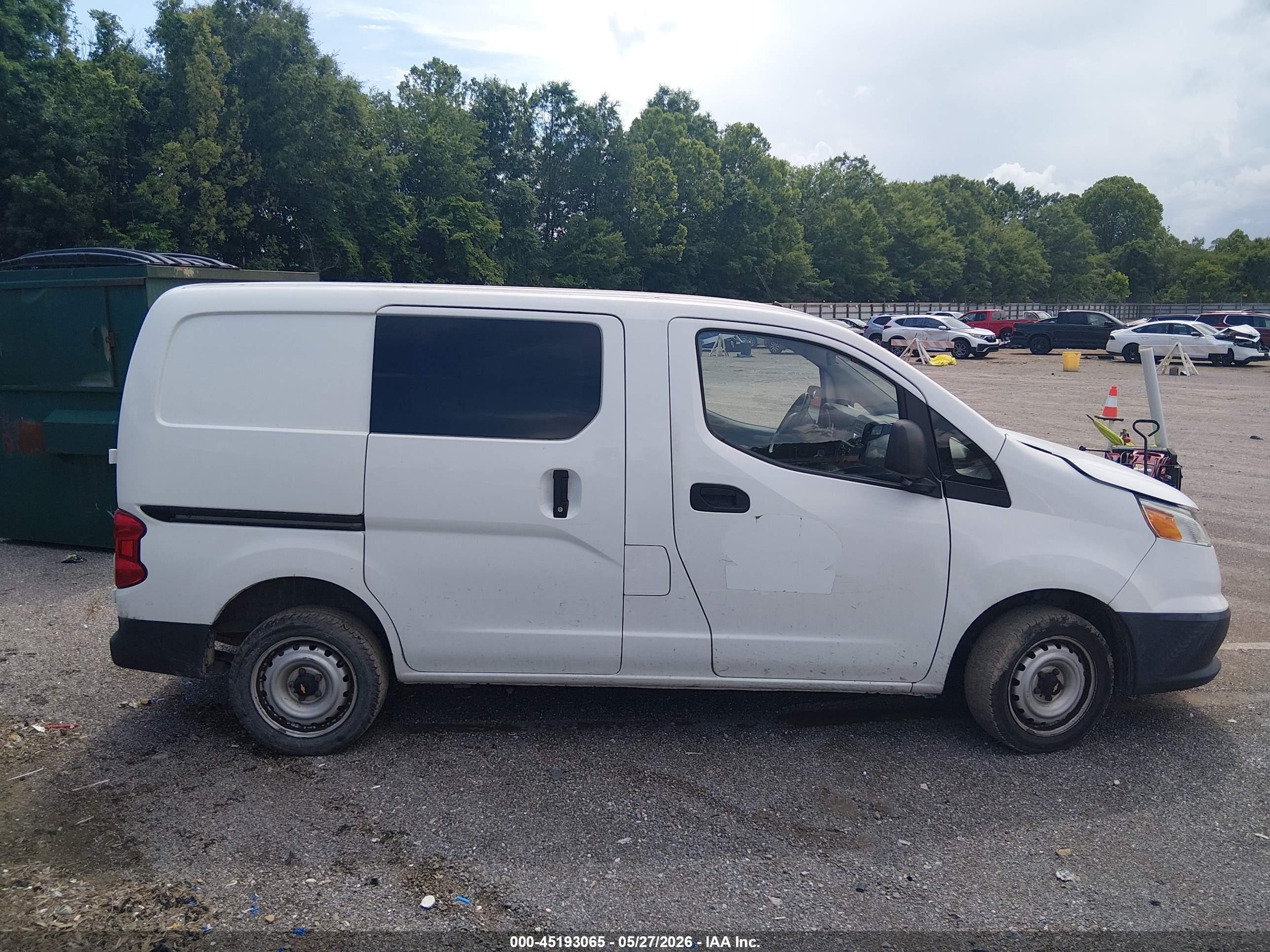 2015 Chevrolet City Express 1lt White vin: 3N63M0ZN3FK722206
