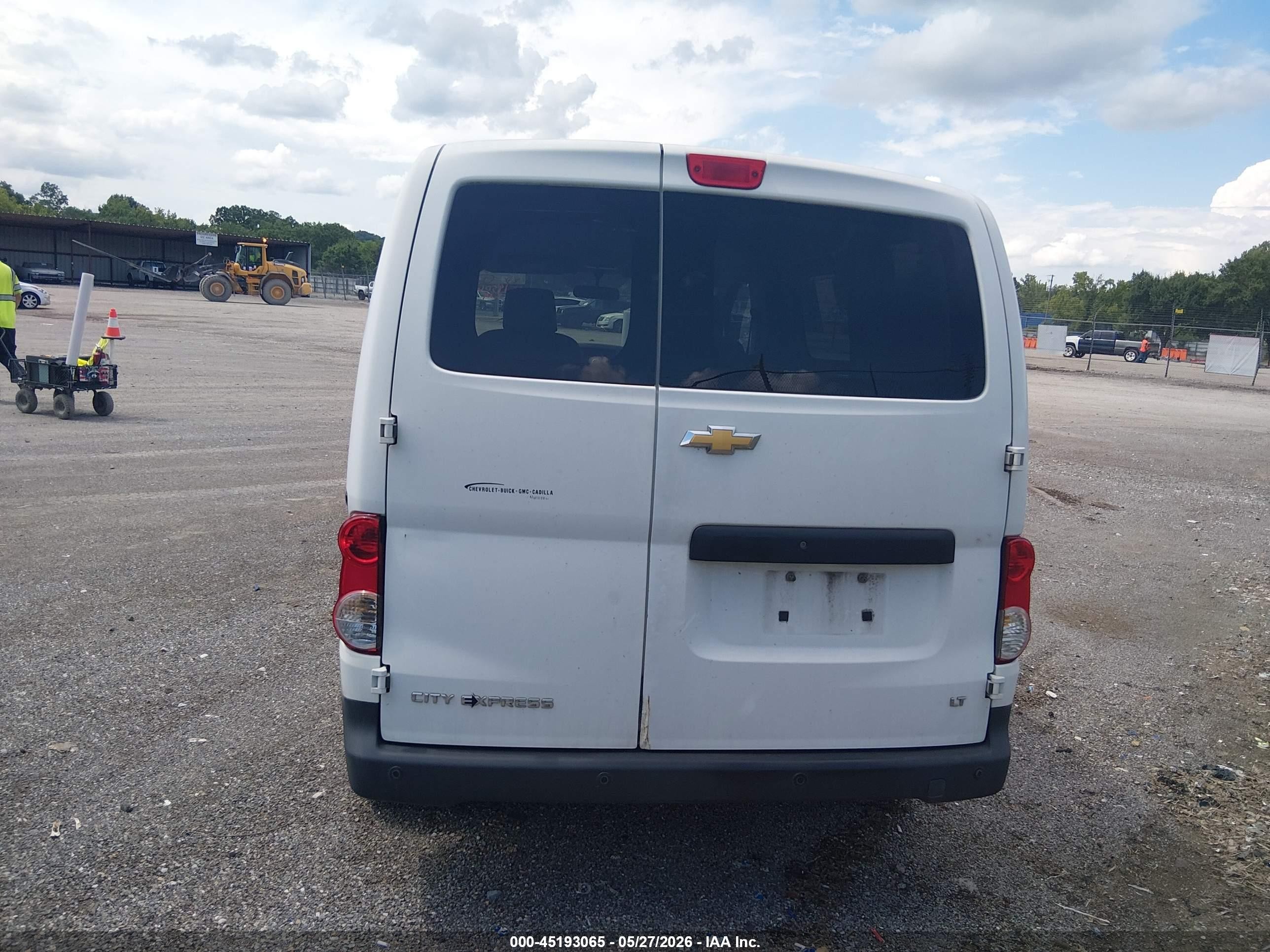 2015 Chevrolet City Express 1lt White vin: 3N63M0ZN3FK722206