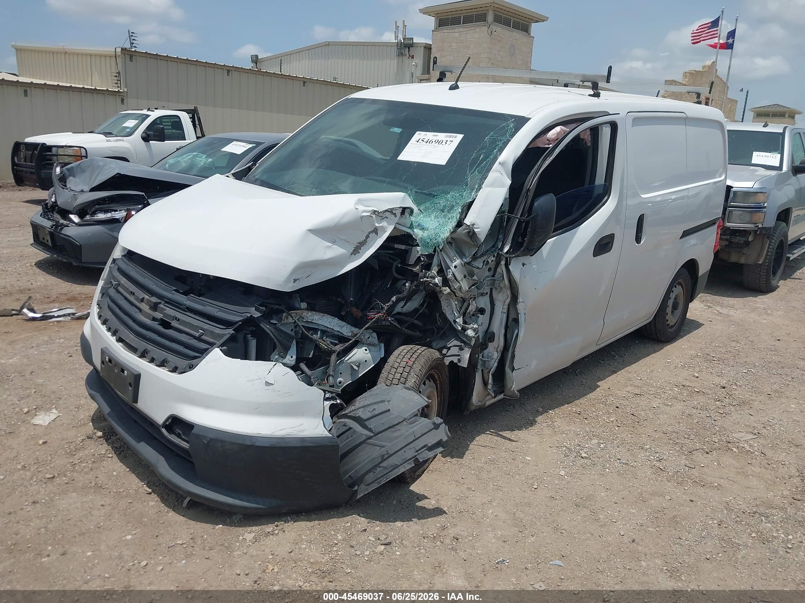2015 Chevrolet City Express 1lt White vin: 3N63M0ZN5FK734874