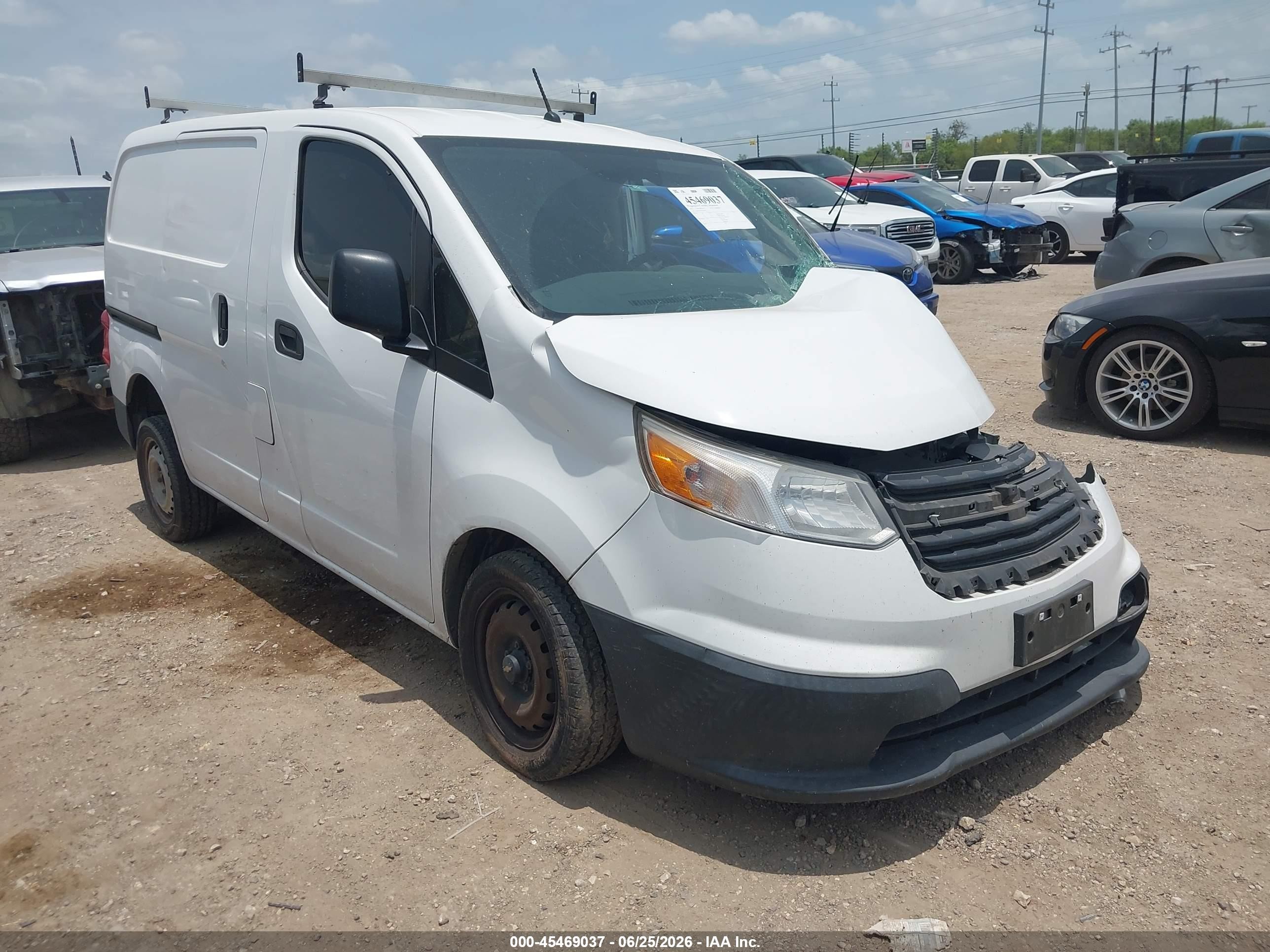 2015 Chevrolet City Express 1lt White vin: 3N63M0ZN5FK734874