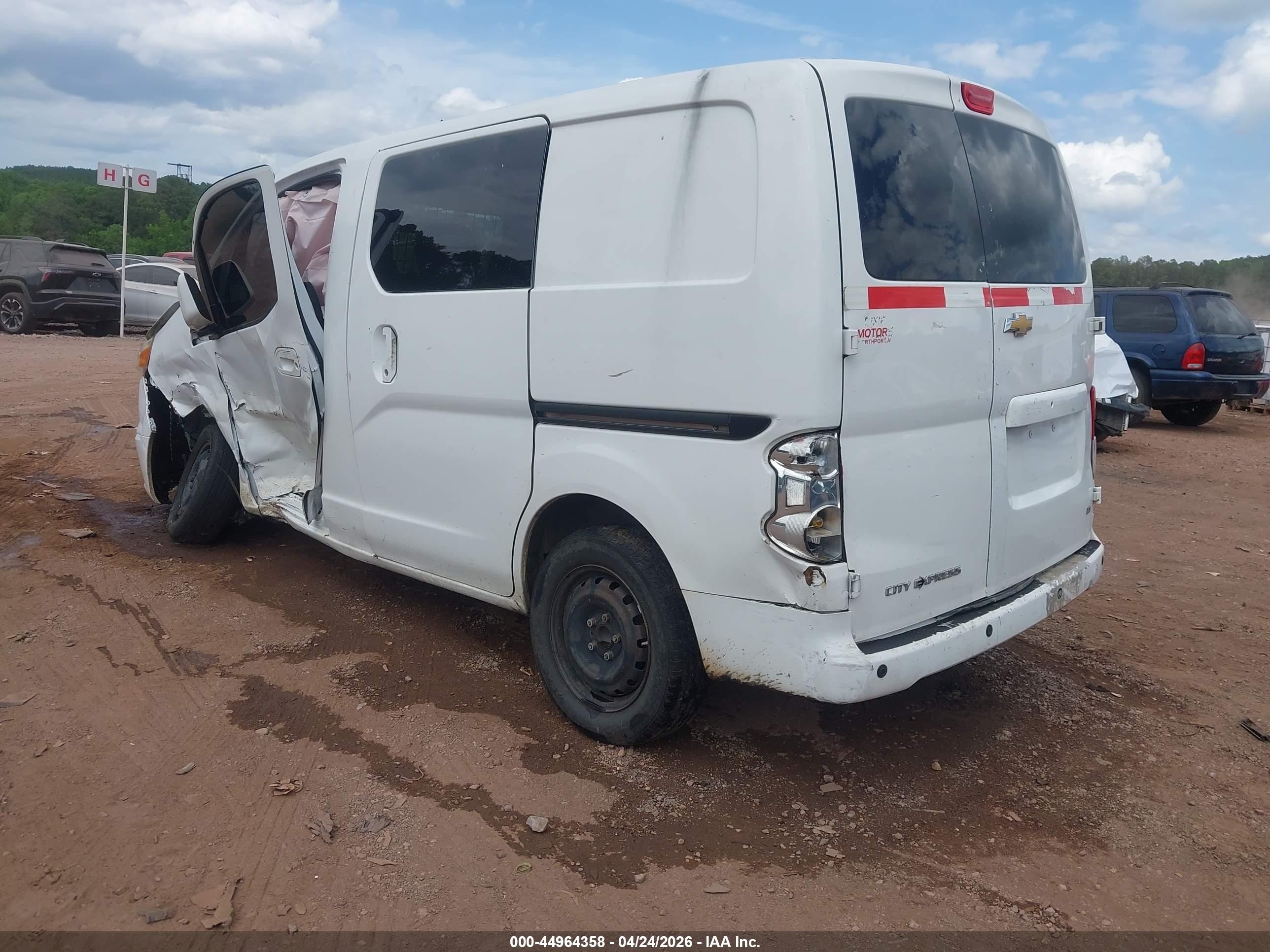 2015 Chevrolet City Express 1lt White vin: 3N63M0ZN7FK692045