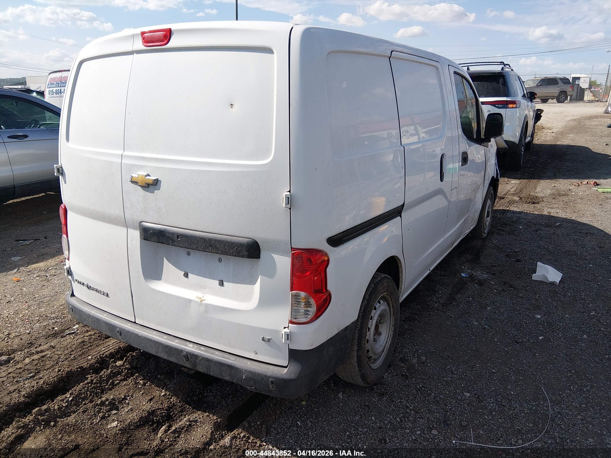 2015 Chevrolet City Express 1lt White vin: 3N63M0ZN7FK715985