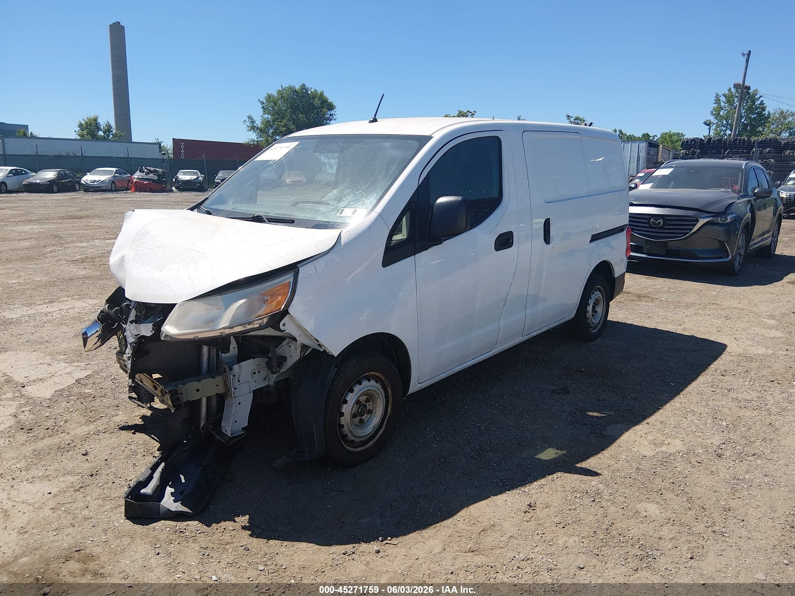 2015 Chevrolet City Express 1lt White vin: 3N63M0ZNXFK707816