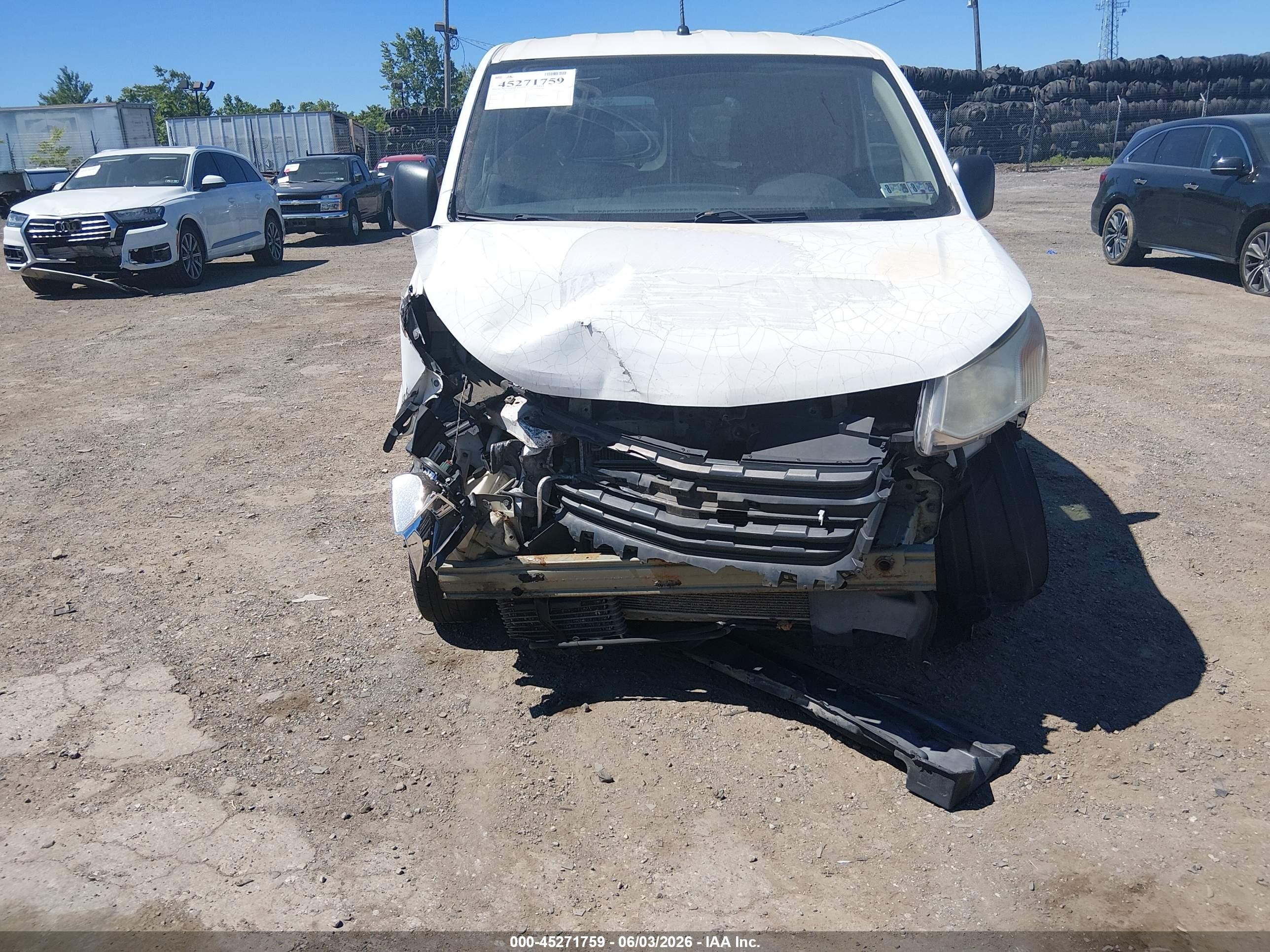 2015 Chevrolet City Express 1lt White vin: 3N63M0ZNXFK707816