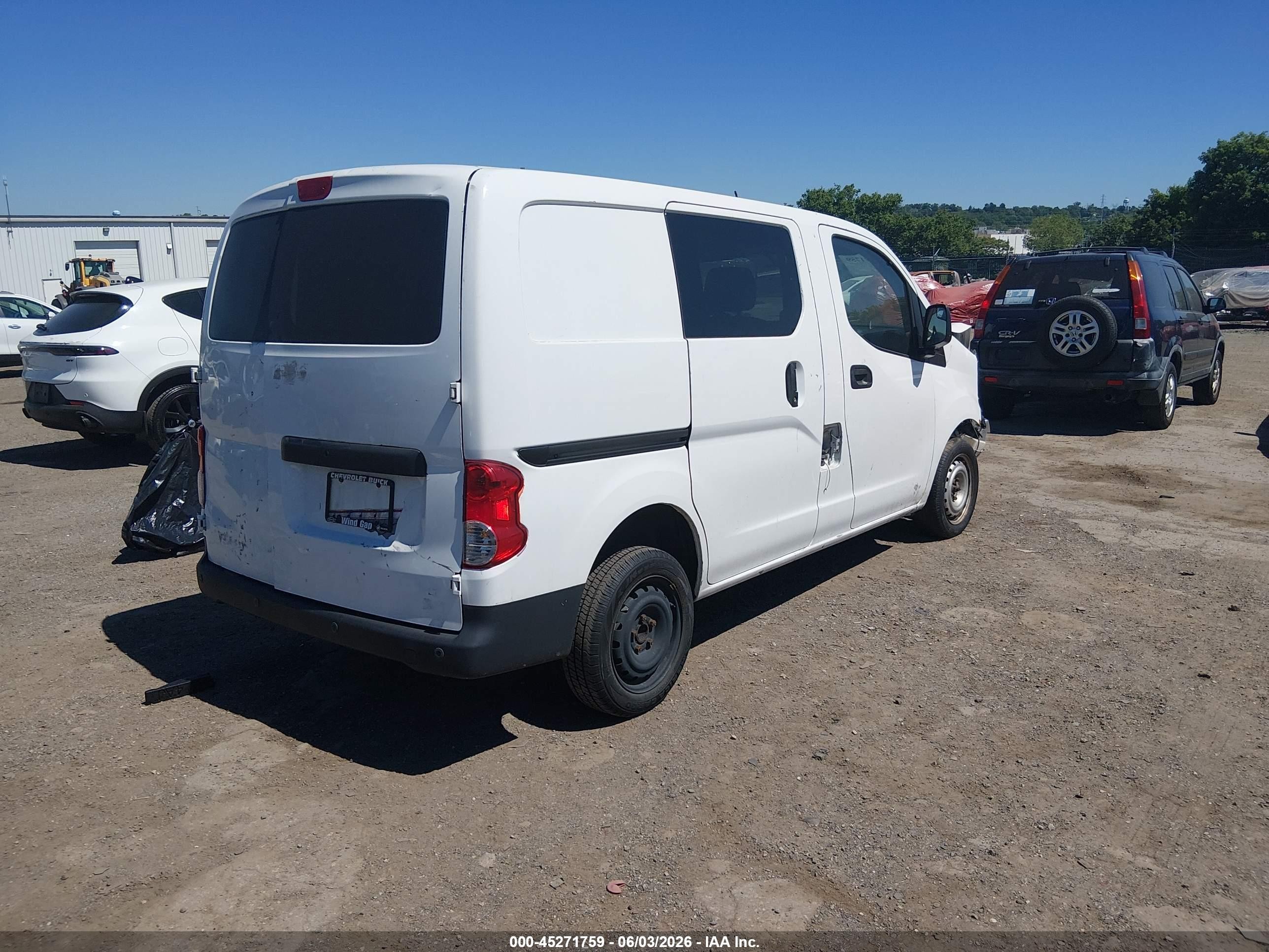 2015 Chevrolet City Express 1lt White vin: 3N63M0ZNXFK707816