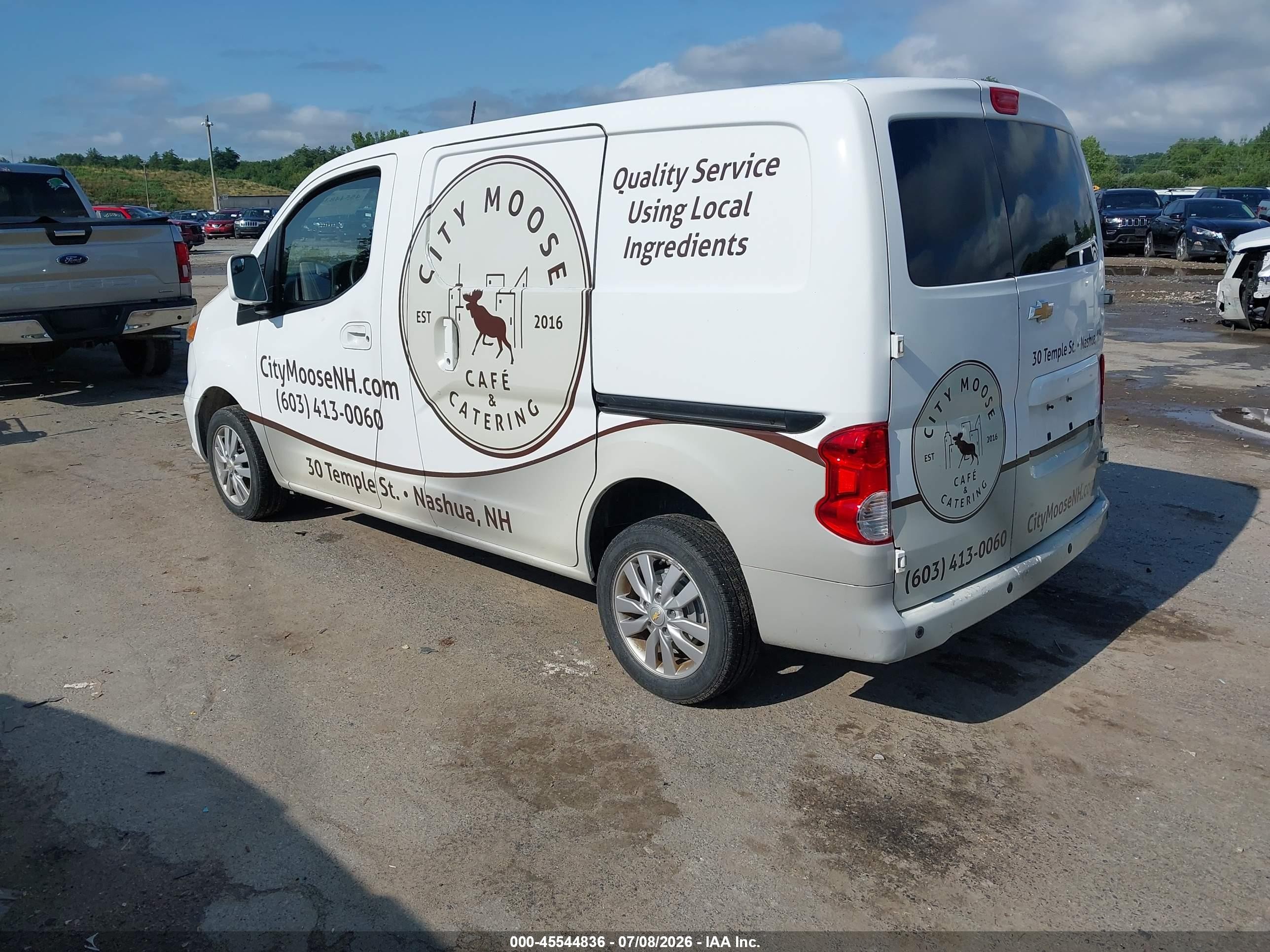 2015 Chevrolet City Express 1lt White vin: 3N63M0ZNXFK711106
