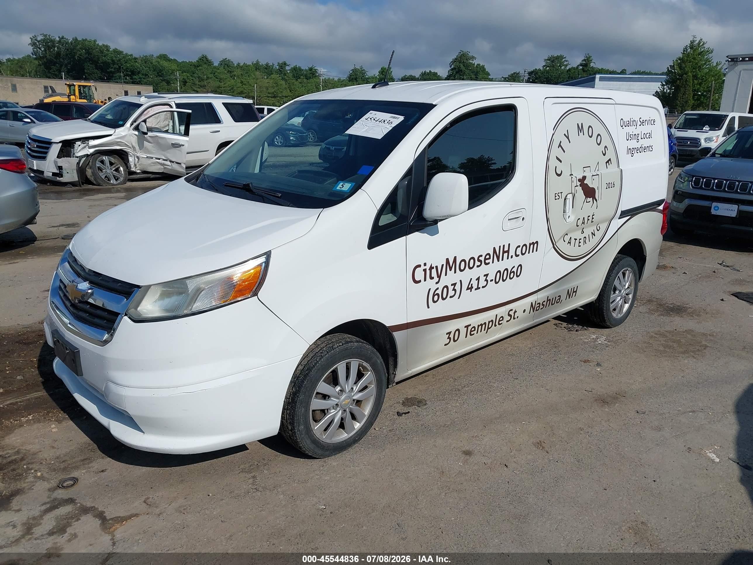 2015 Chevrolet City Express 1lt White vin: 3N63M0ZNXFK711106