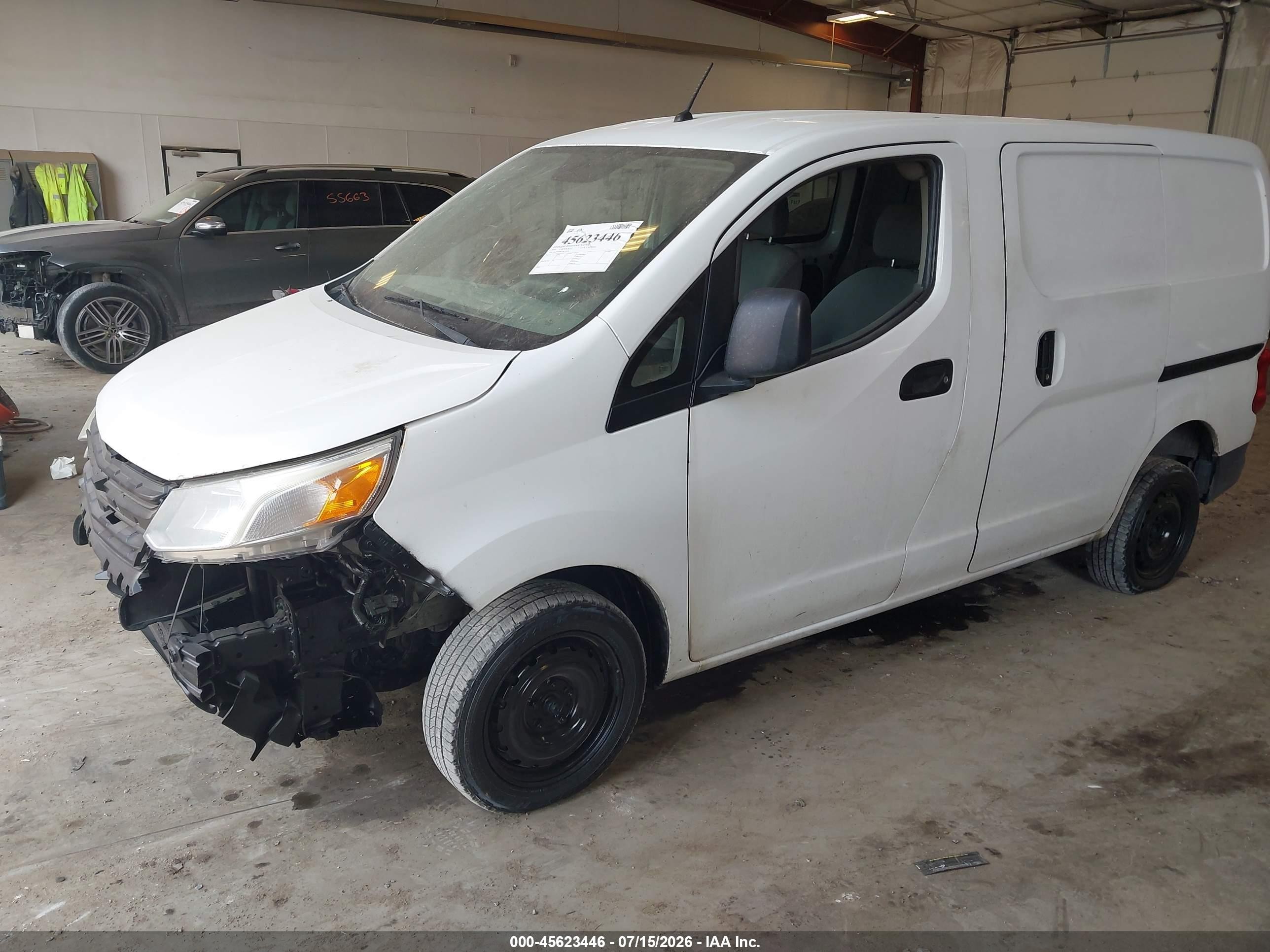 2015 Chevrolet City Express 1lt White vin: 3N63M0ZNXFK714524