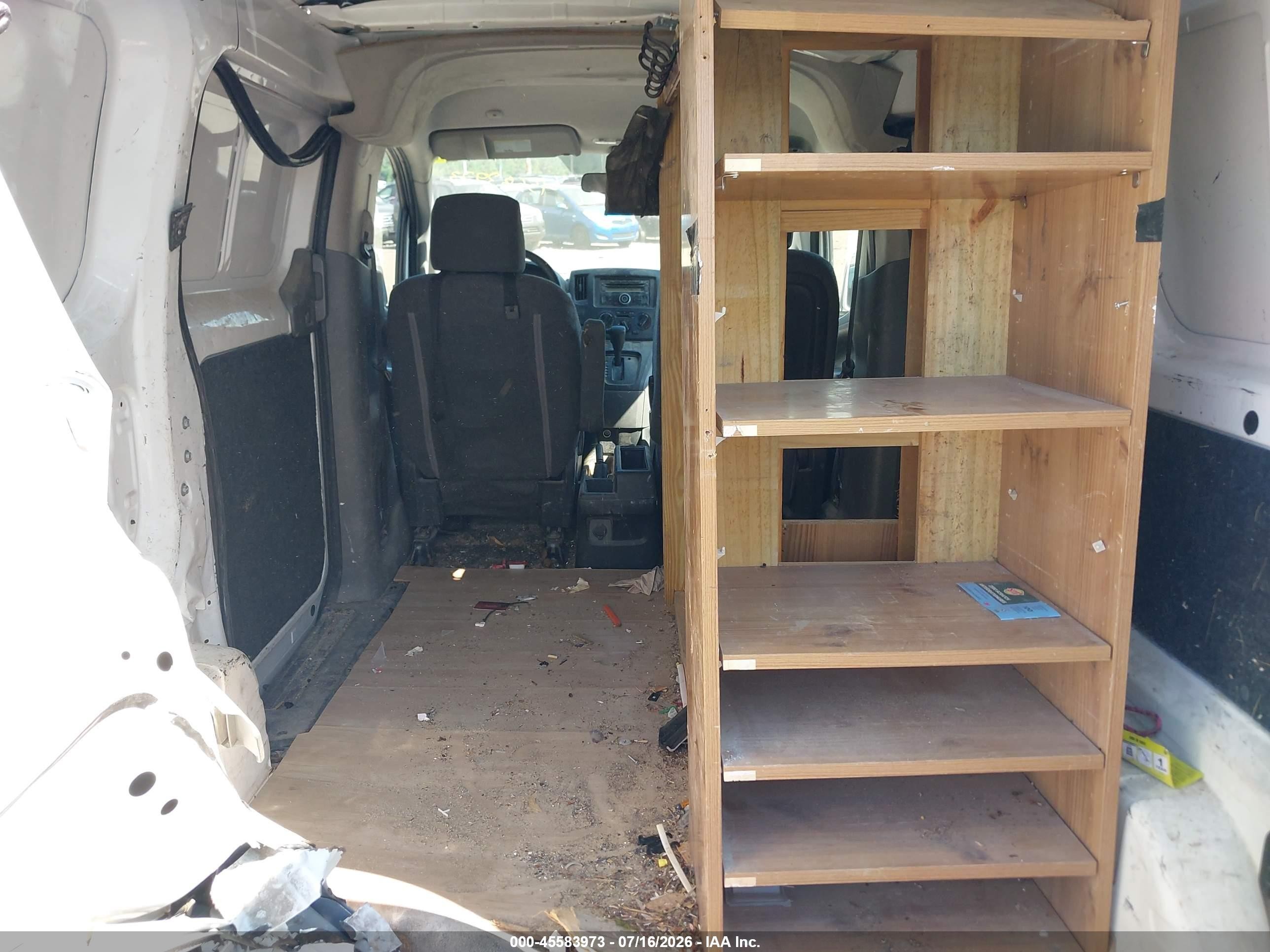 2013 Nissan Nv200 Sv White vin: 3N6CM0KN0DK690080