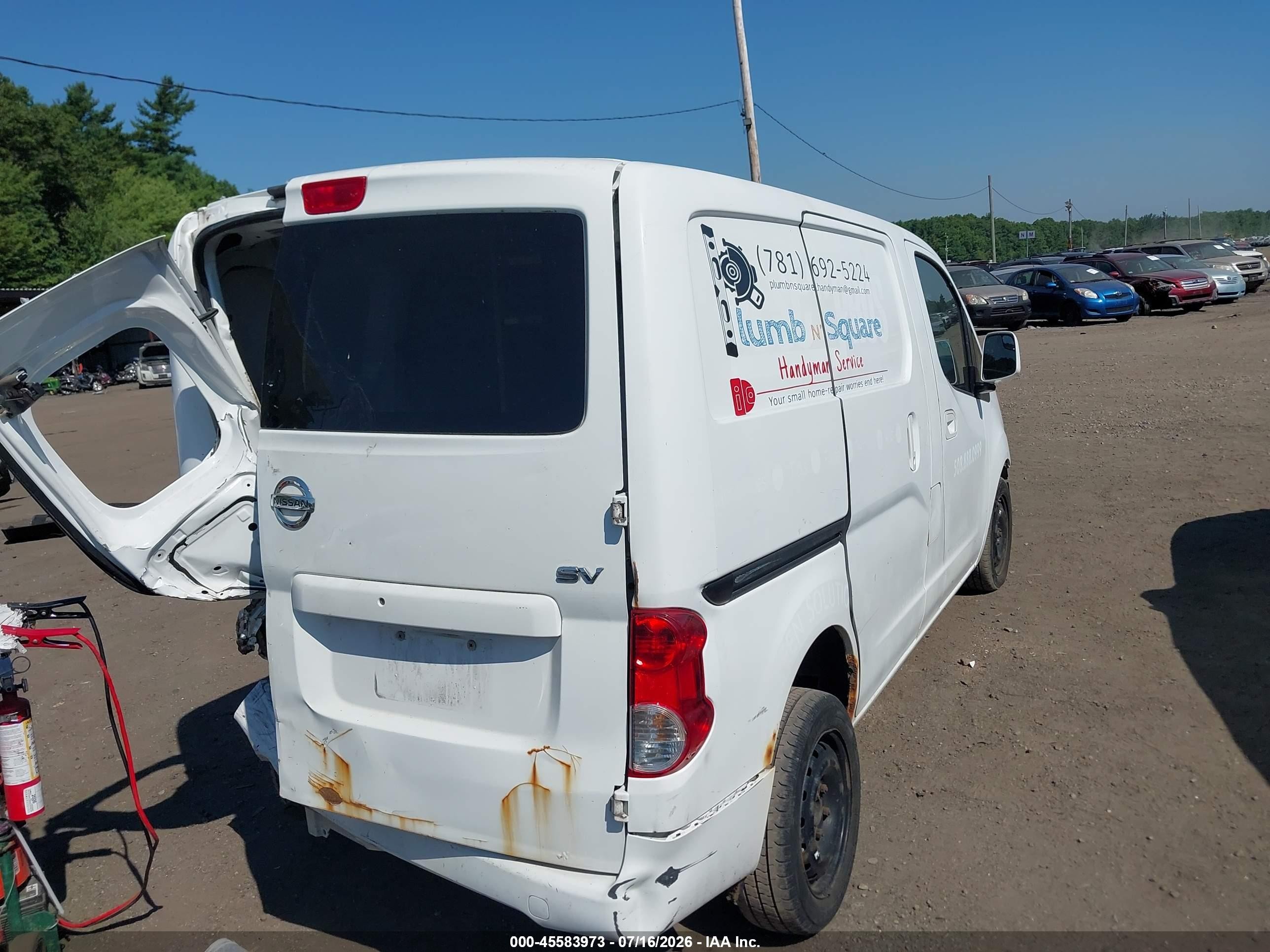 2013 Nissan Nv200 Sv White vin: 3N6CM0KN0DK690080