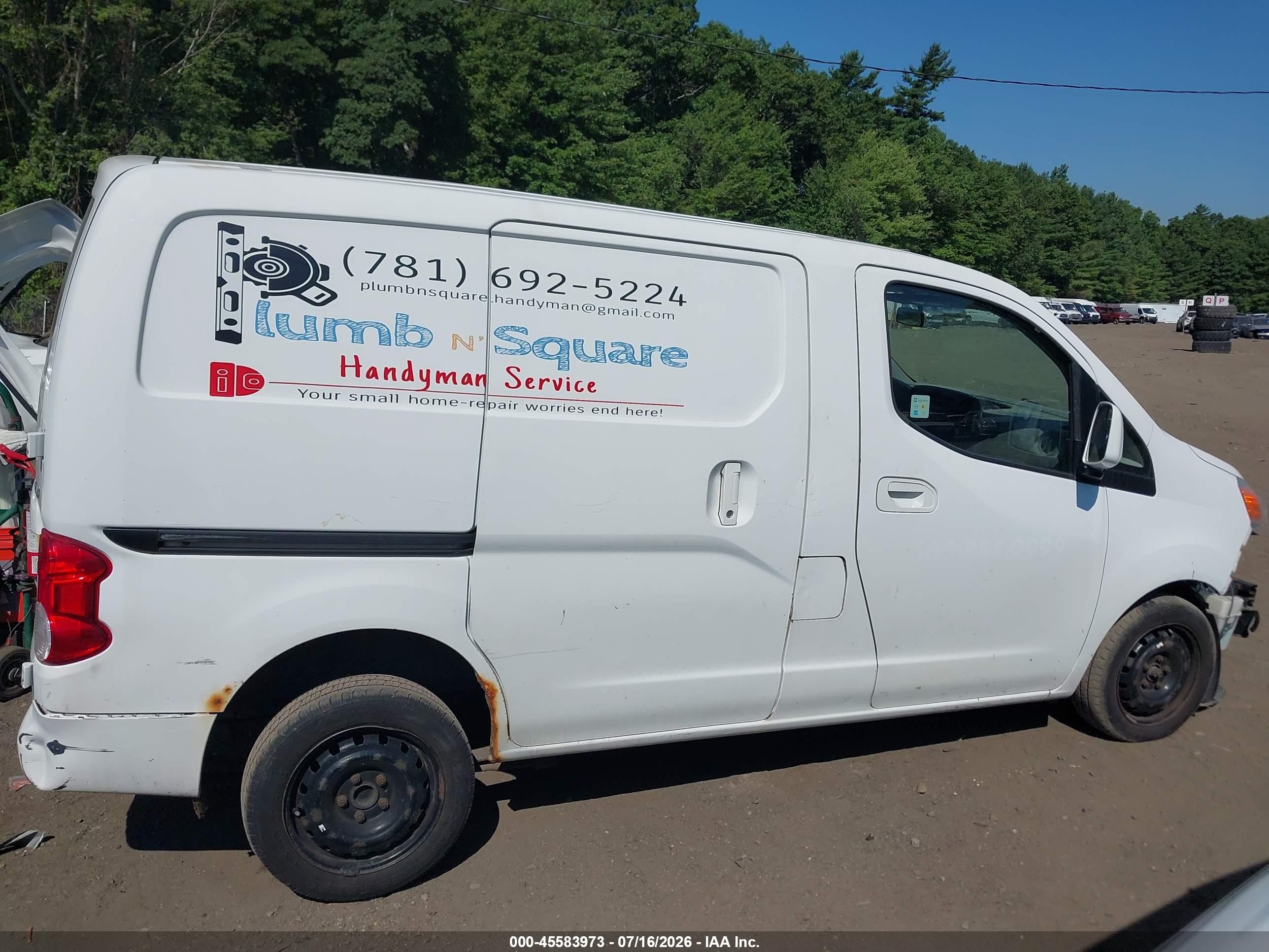 2013 Nissan Nv200 Sv White vin: 3N6CM0KN0DK690080