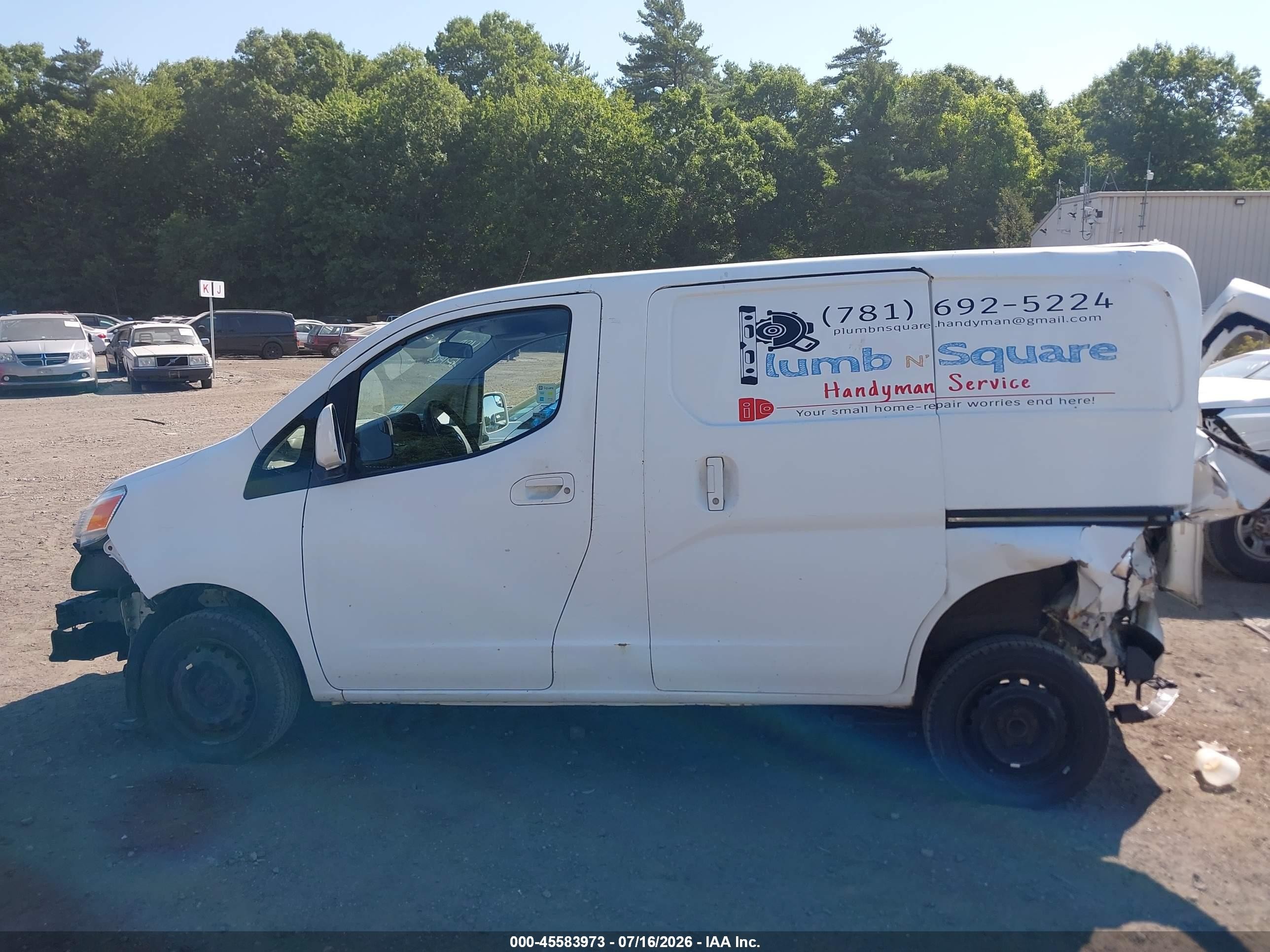 2013 Nissan Nv200 Sv White vin: 3N6CM0KN0DK690080