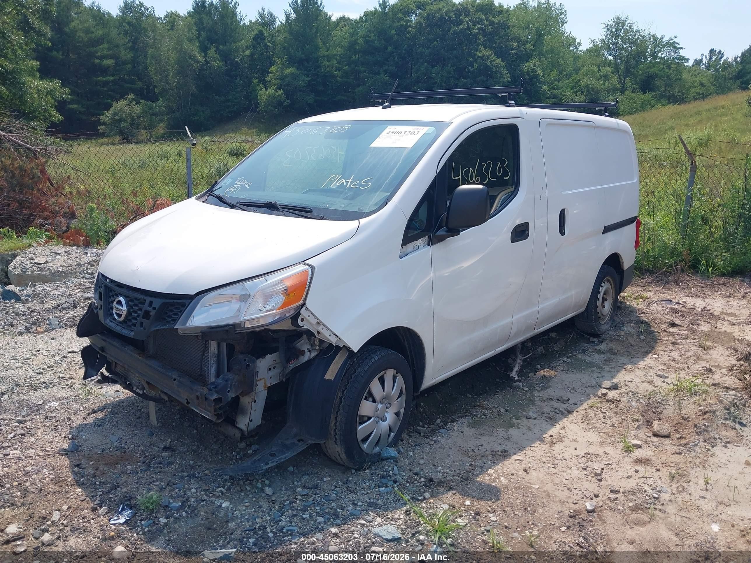 2013 Nissan Nv200 Sv White vin: 3N6CM0KN0DK693786