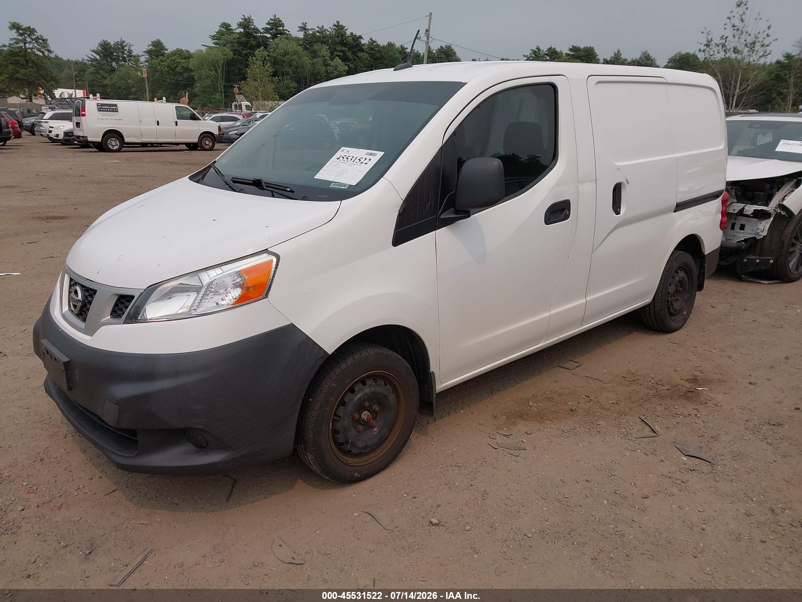2013 Nissan Nv200 Sv White vin: 3N6CM0KN0DK695957