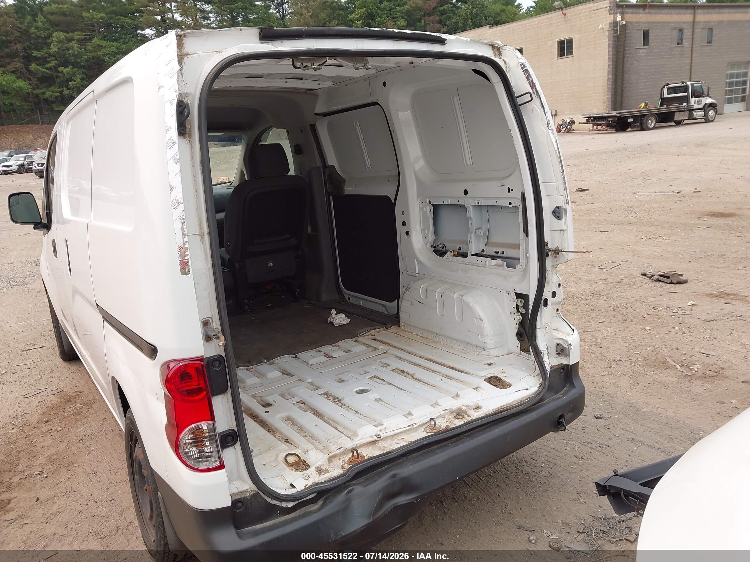 2013 Nissan Nv200 Sv White vin: 3N6CM0KN0DK695957